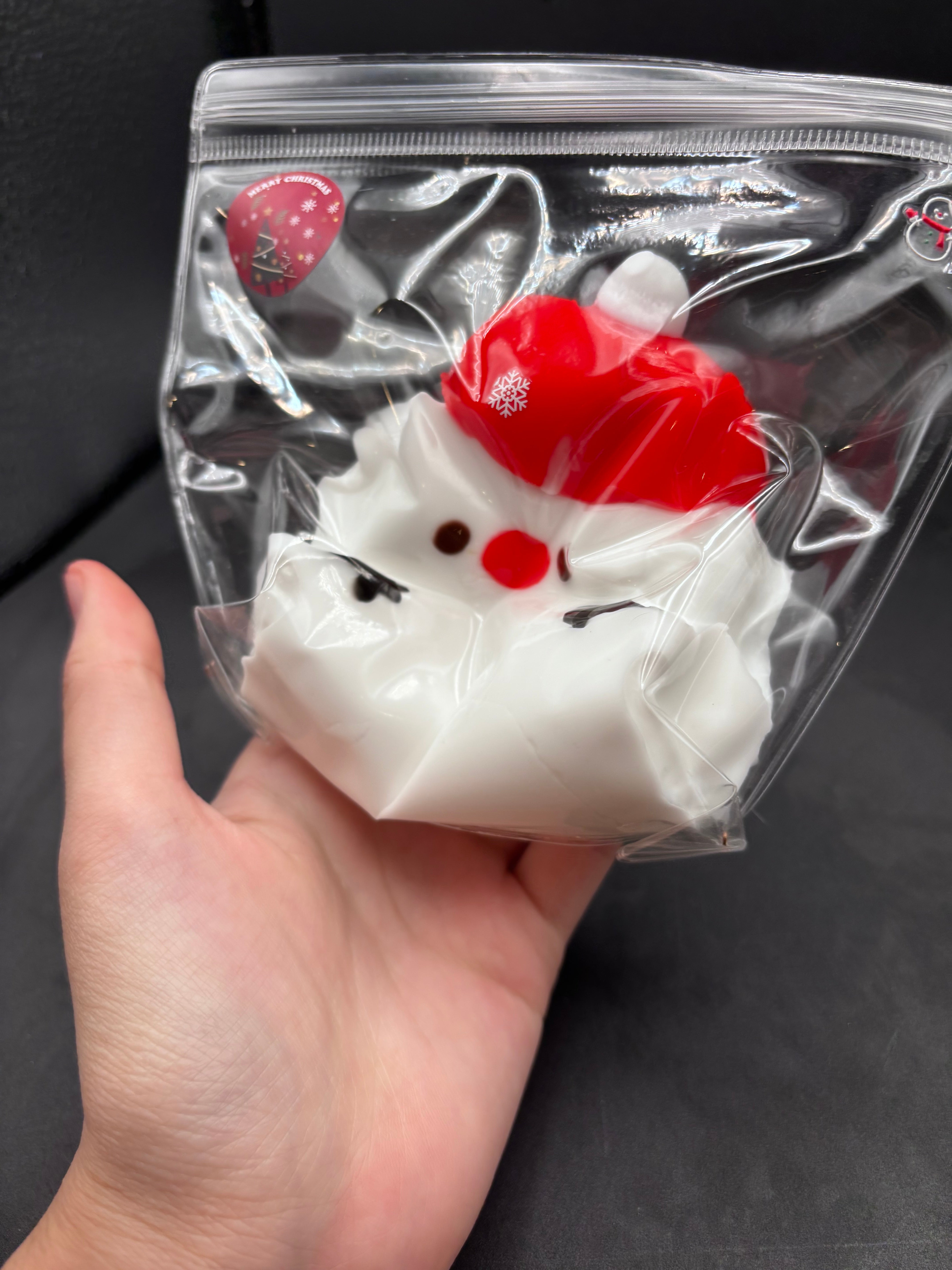 Christmas Snowman Taba Squishy Toy