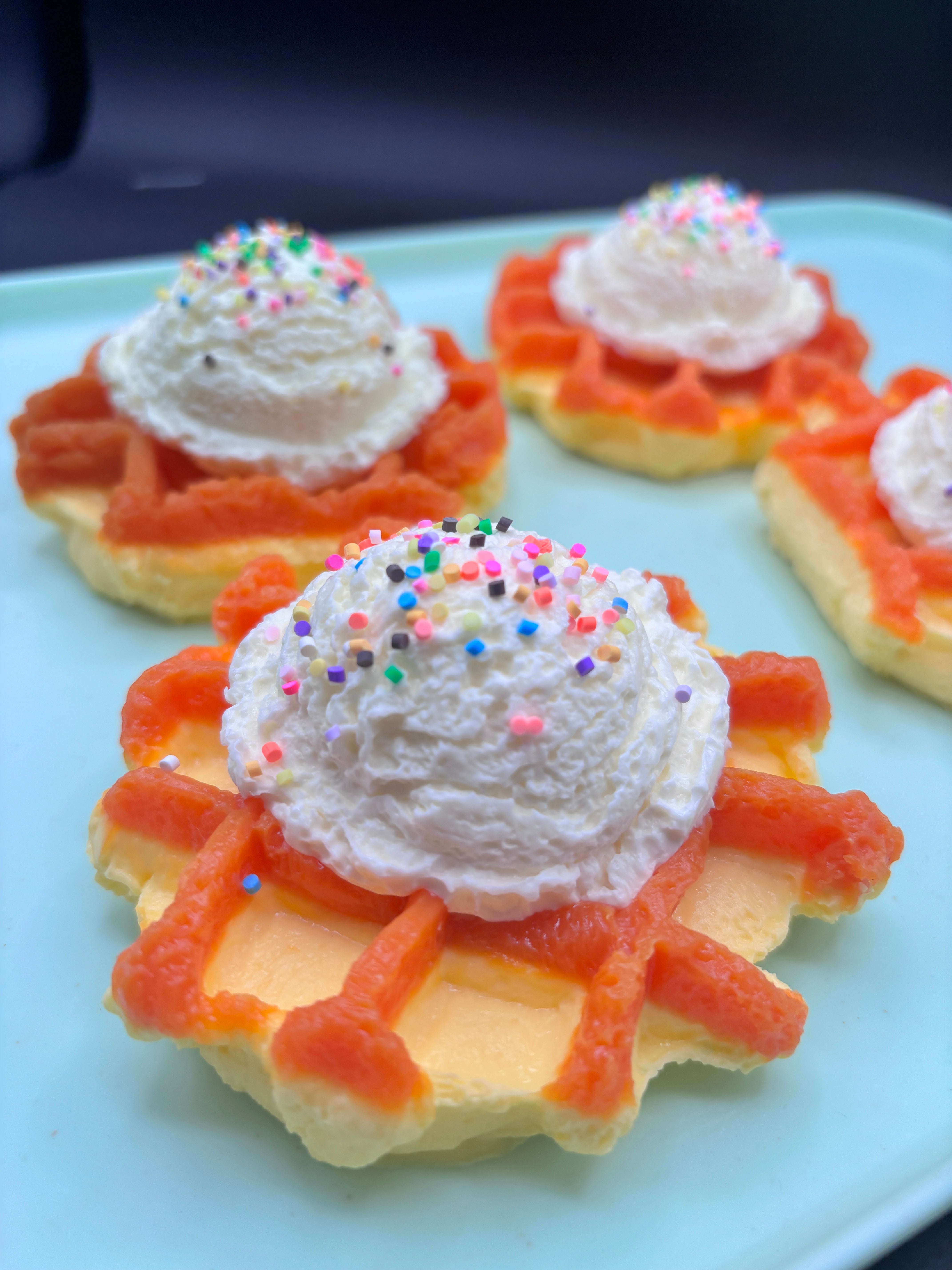 Icecream Waffle Taba squishy Toy