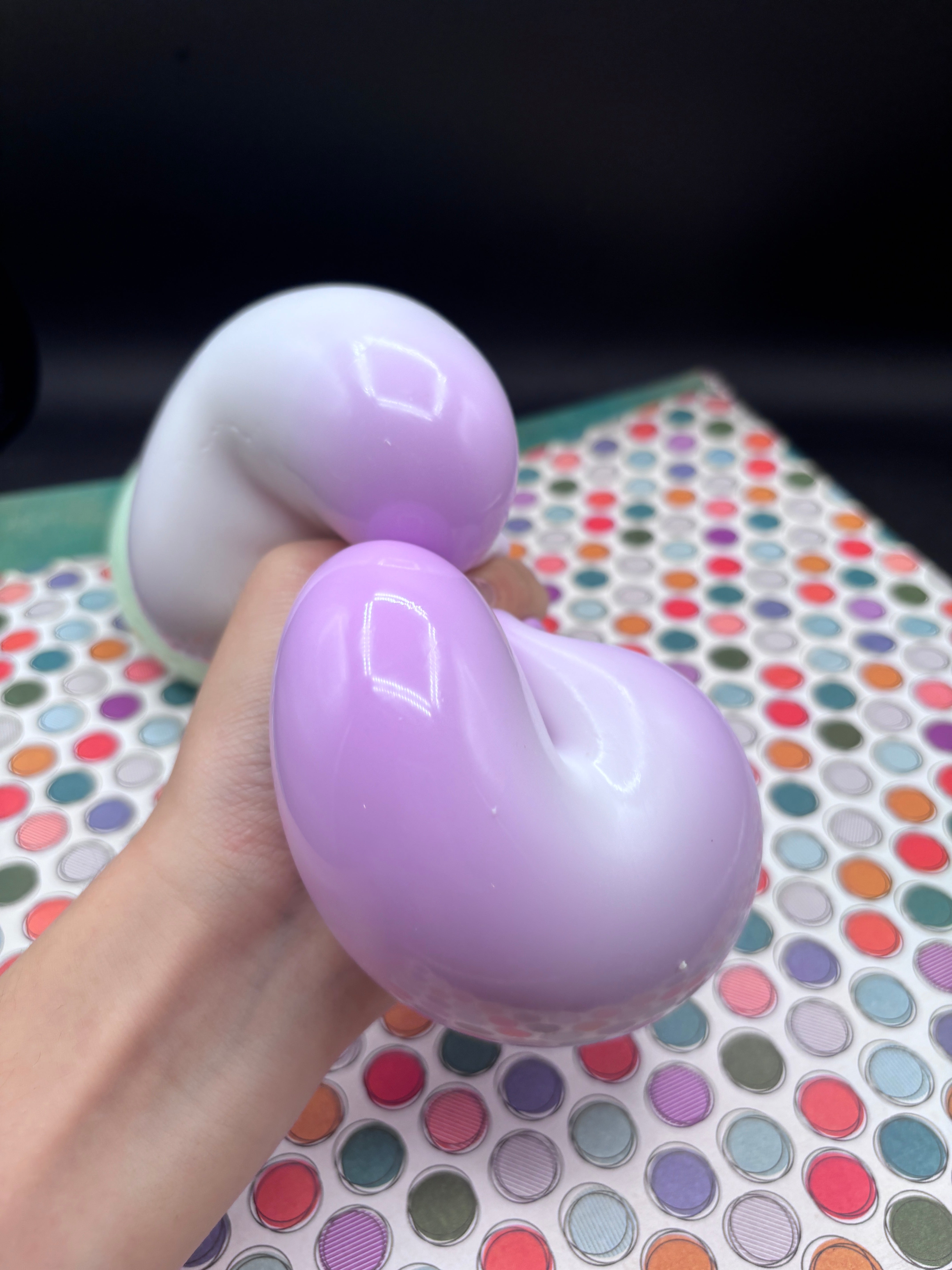 mouldable clay ball purple Stress Relief Ball Toys