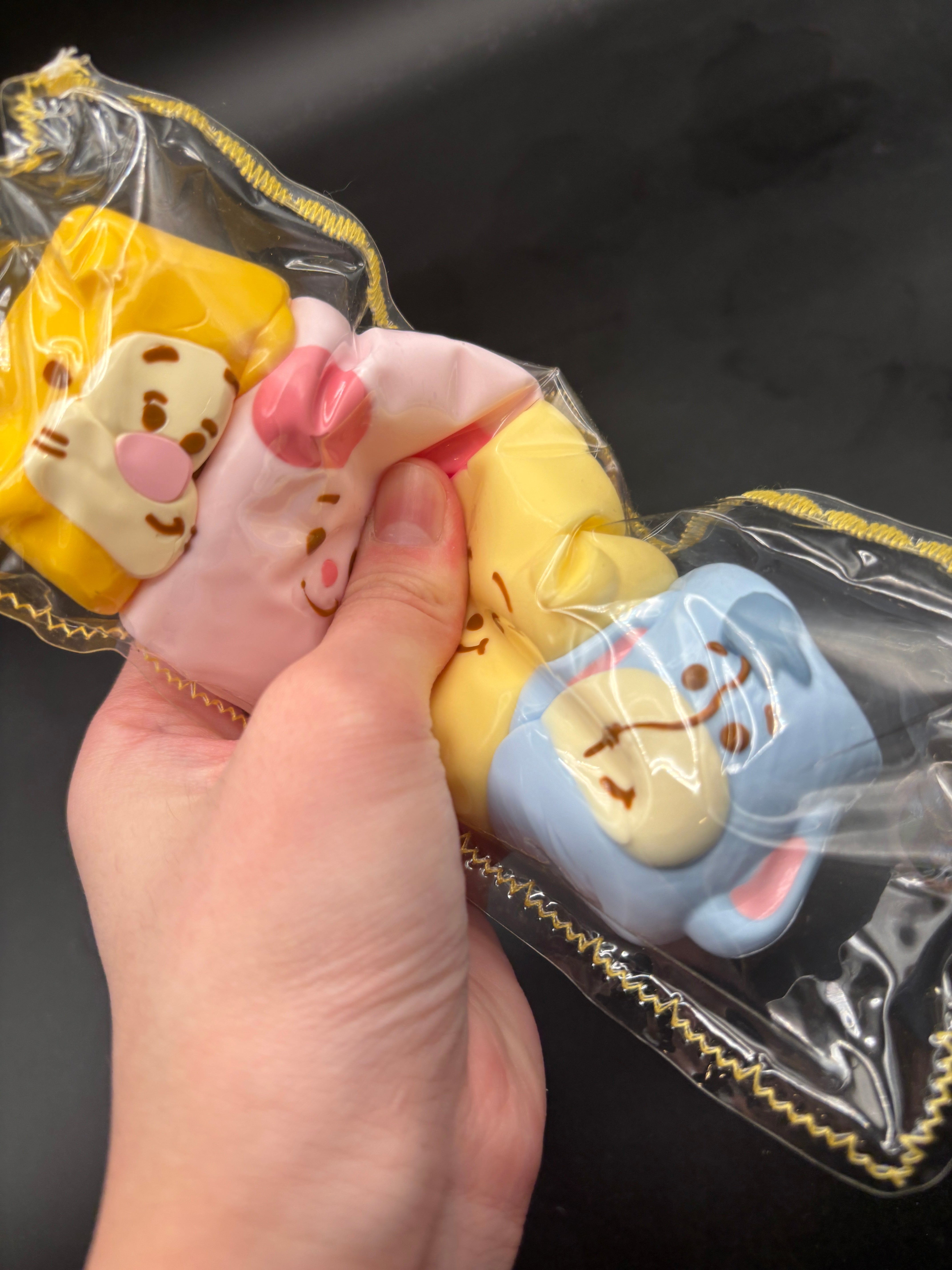 Pack of 4 honey bear and his friends marshmellow mix taba squishy toy
