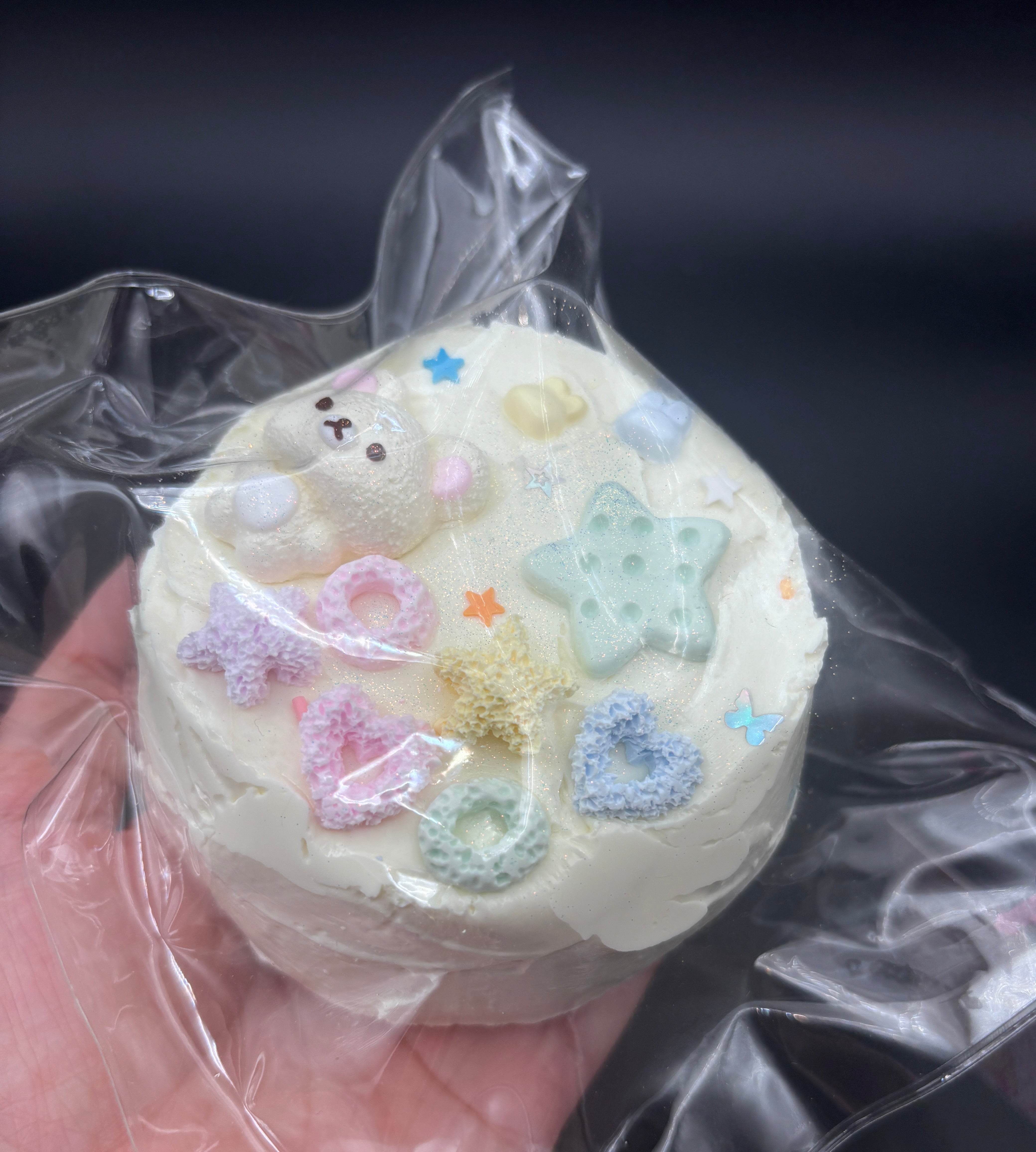 Large korilakkuma cake Taba Squishy Toy