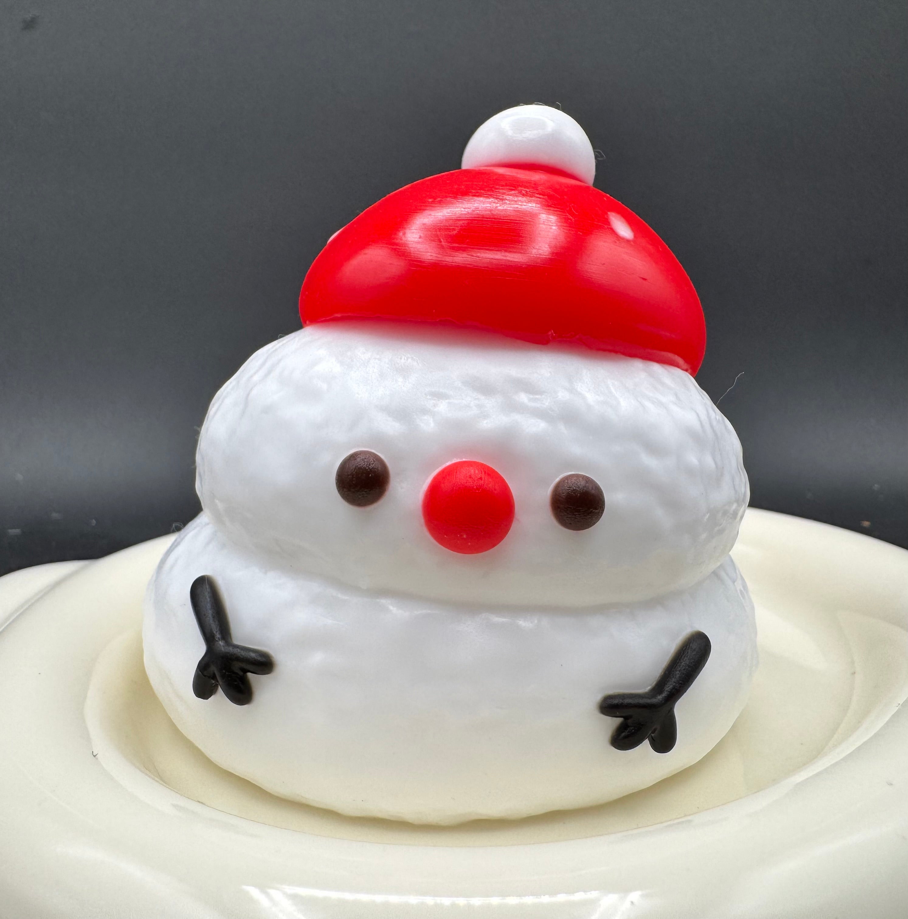 Christmas Snowman Taba Squishy Toy