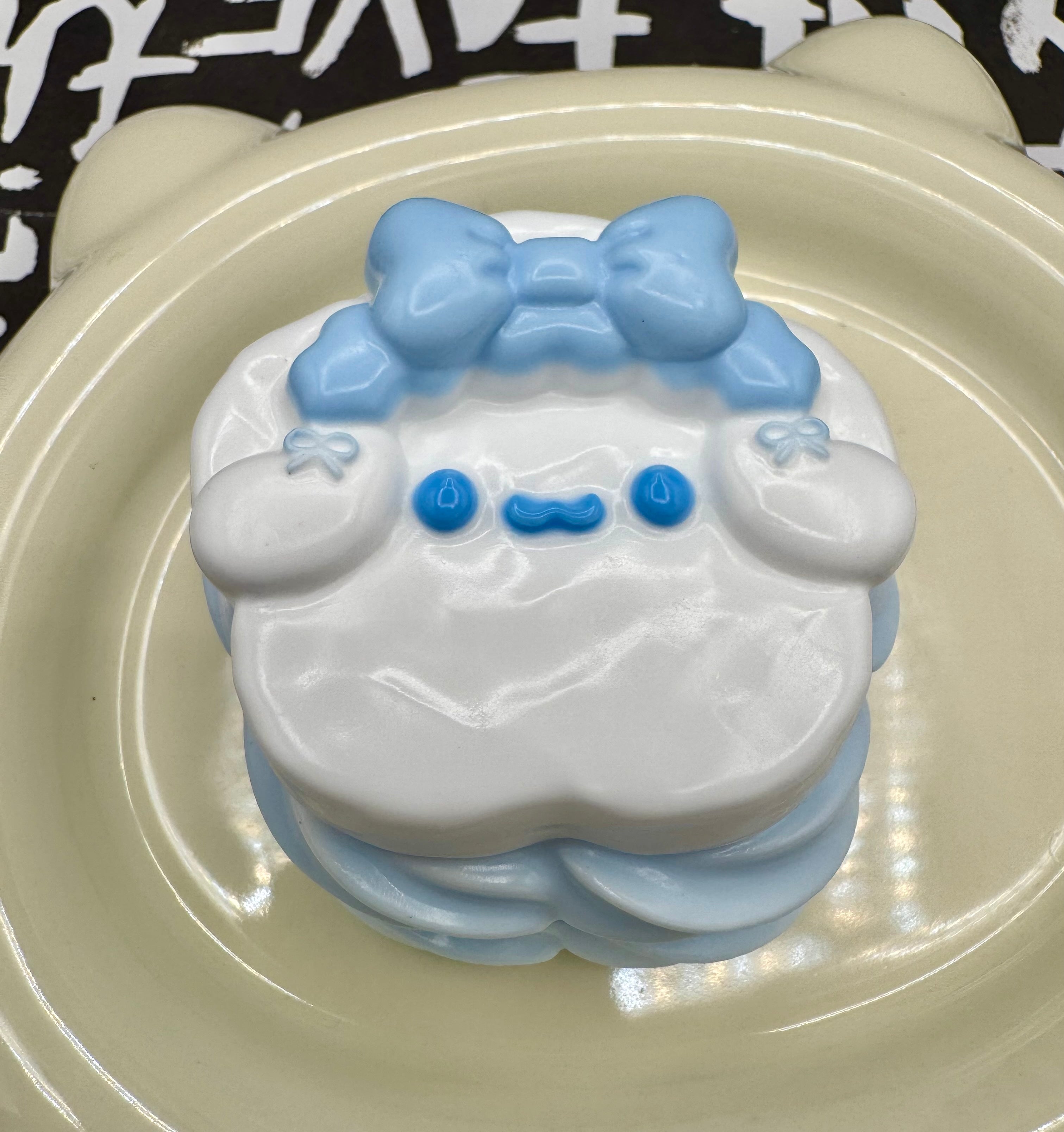 Cinnamaroll Star Macaron Blue Taba Squishy Toy