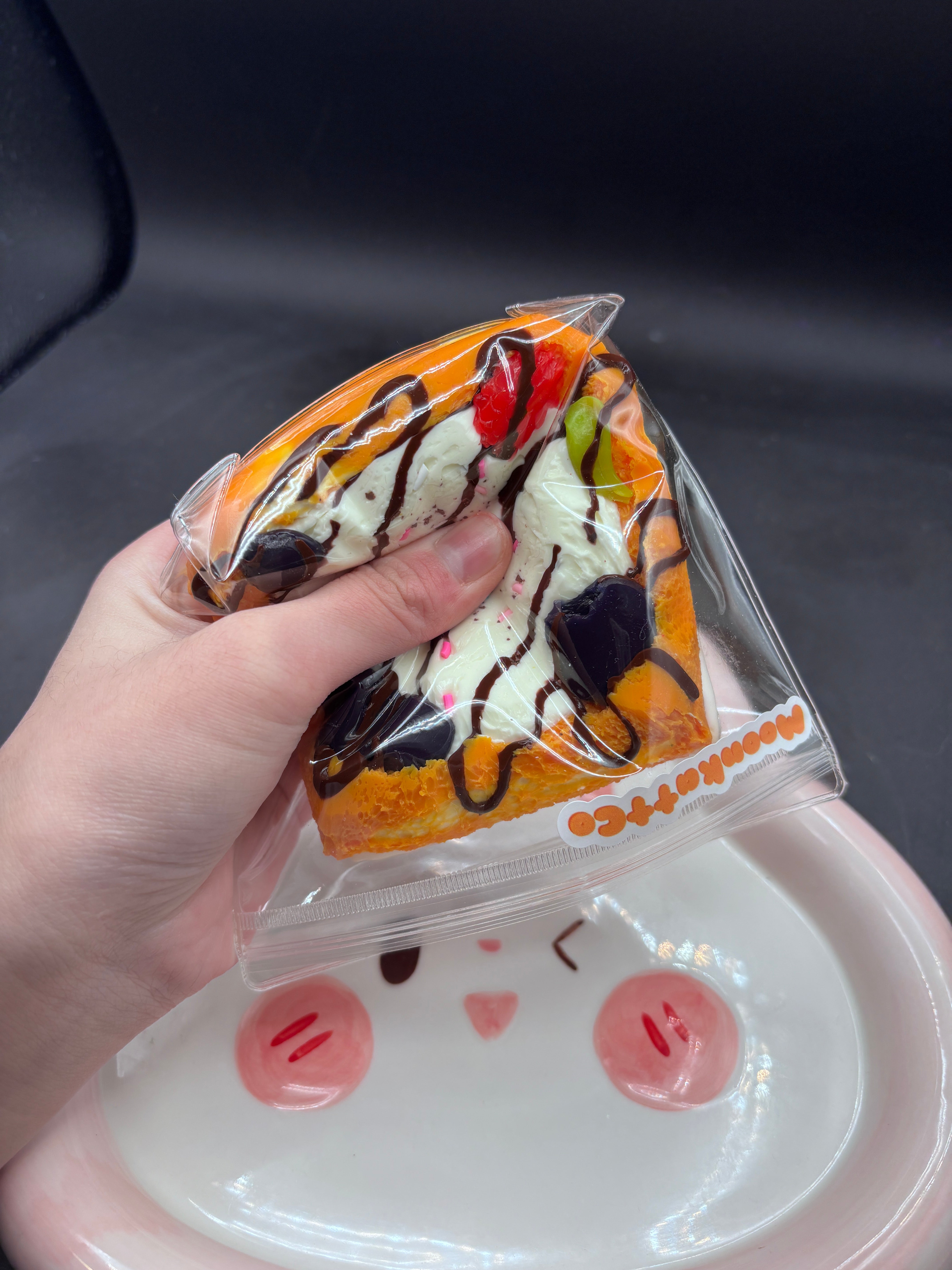 Icecream Toast With Fruits Taba Squishy