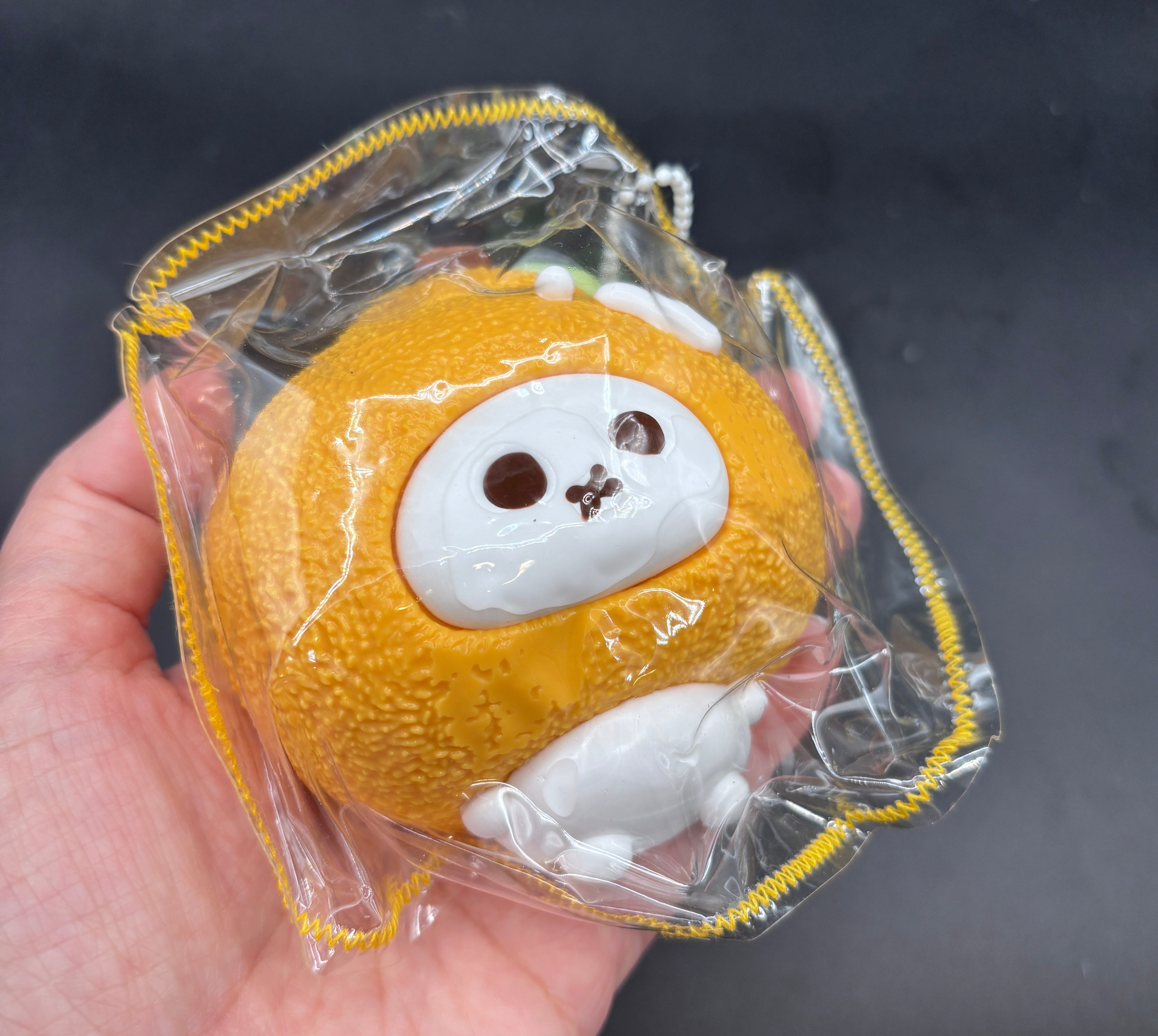 Cute chibi Miffy orange taba squishy