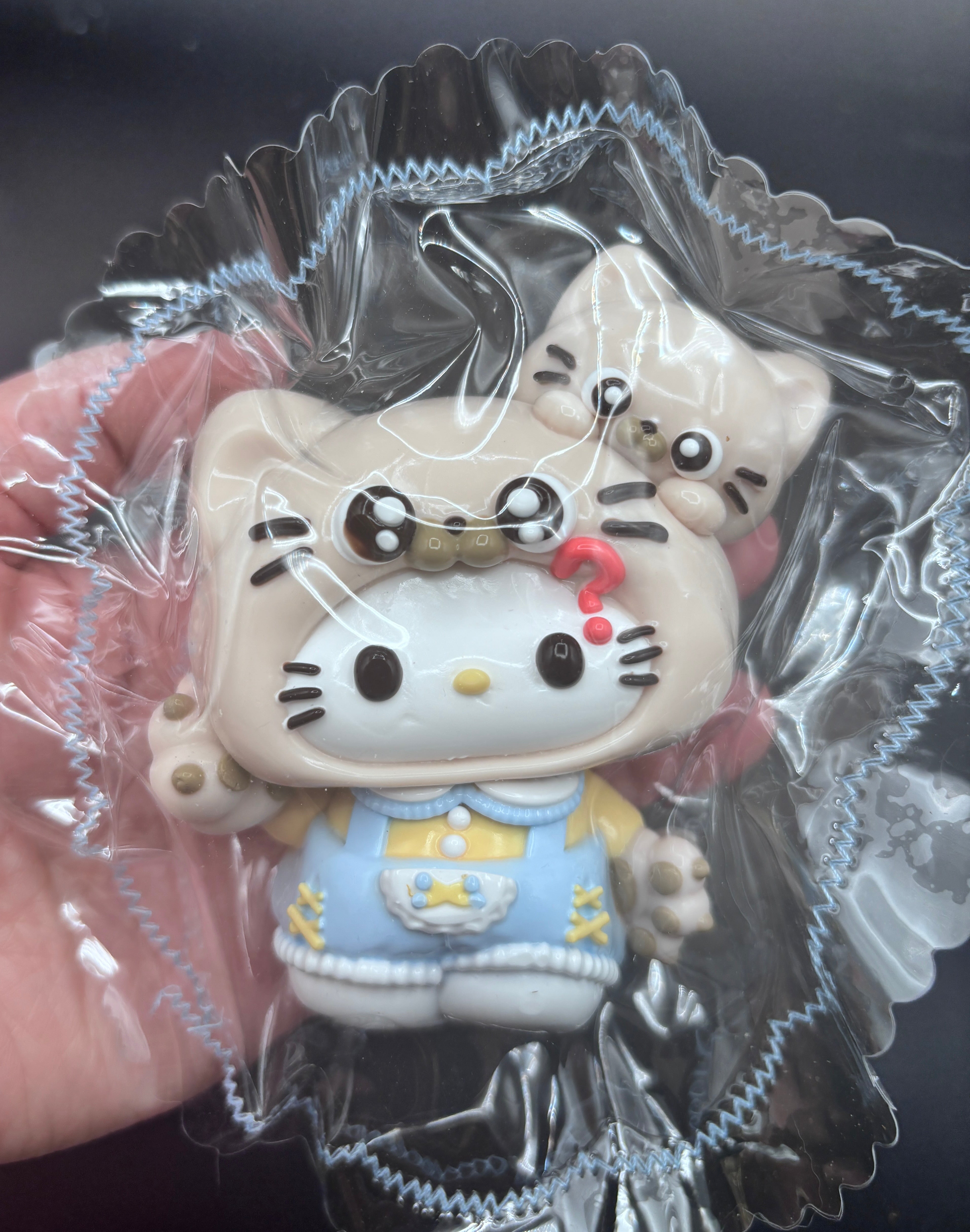 Hk Nintendo detailed cute gray kitty Taba Squishy Toy