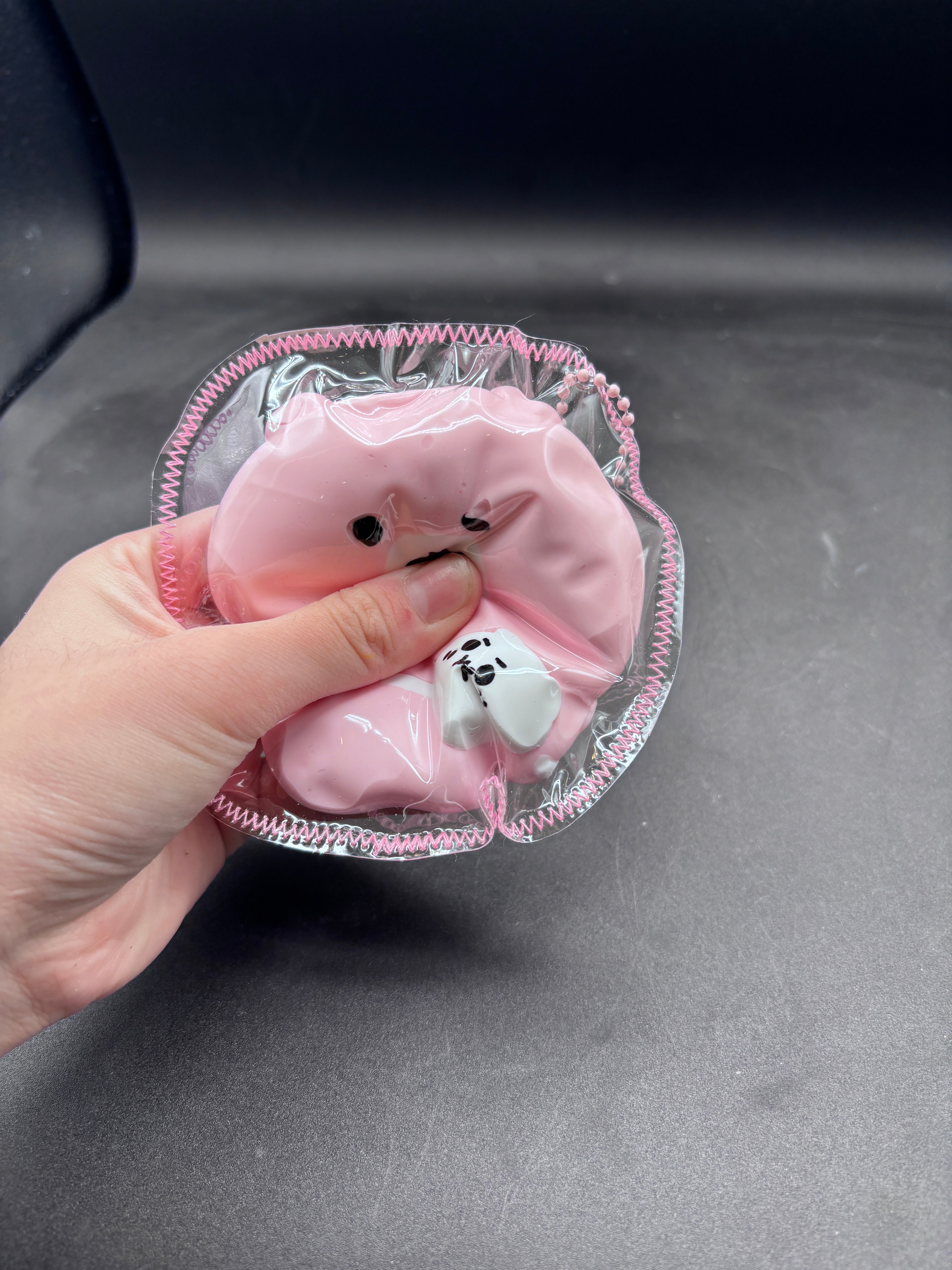 Pink Bear Taba Squishy