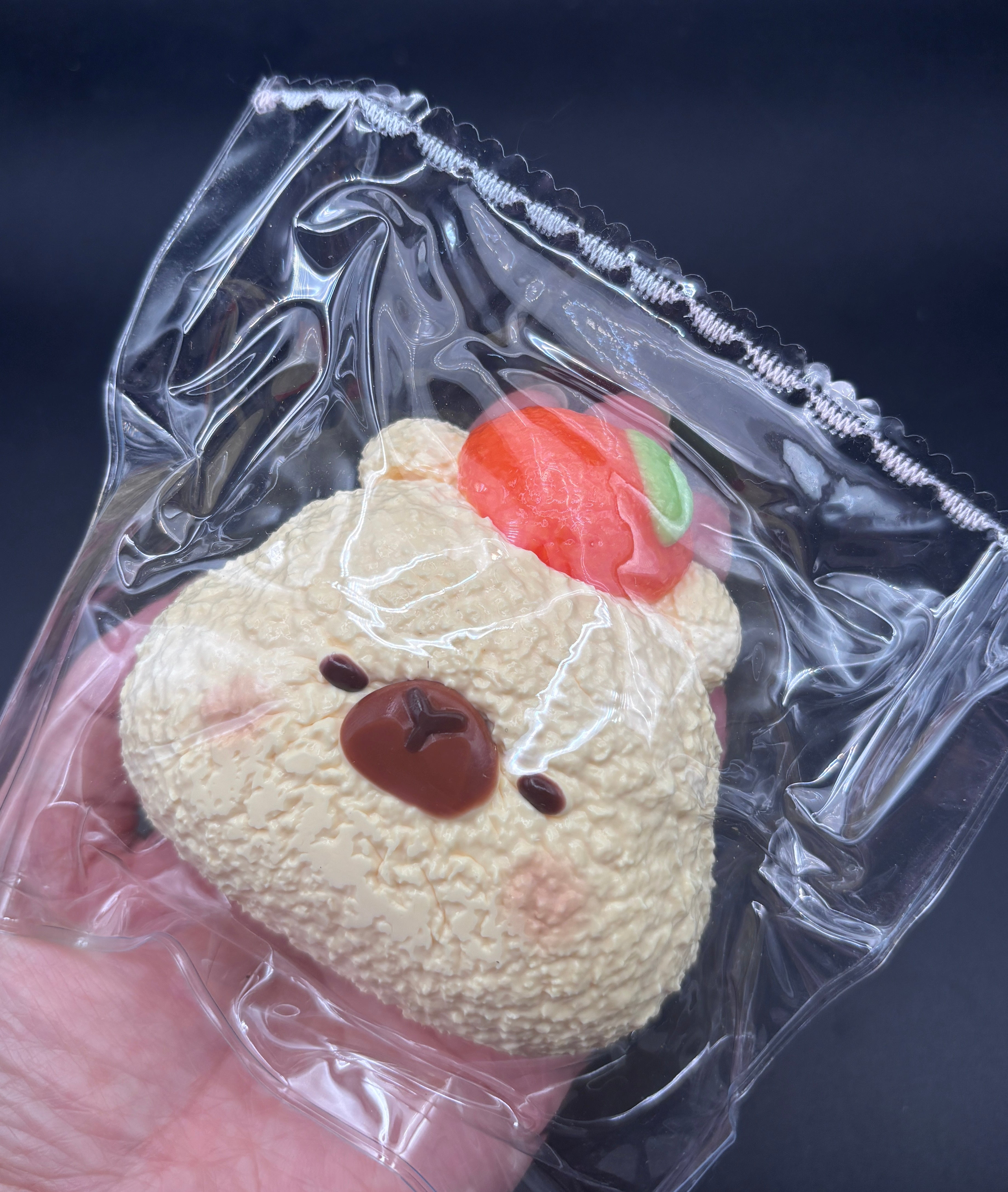 Cute capybara rice bal Taba Squishy Toy