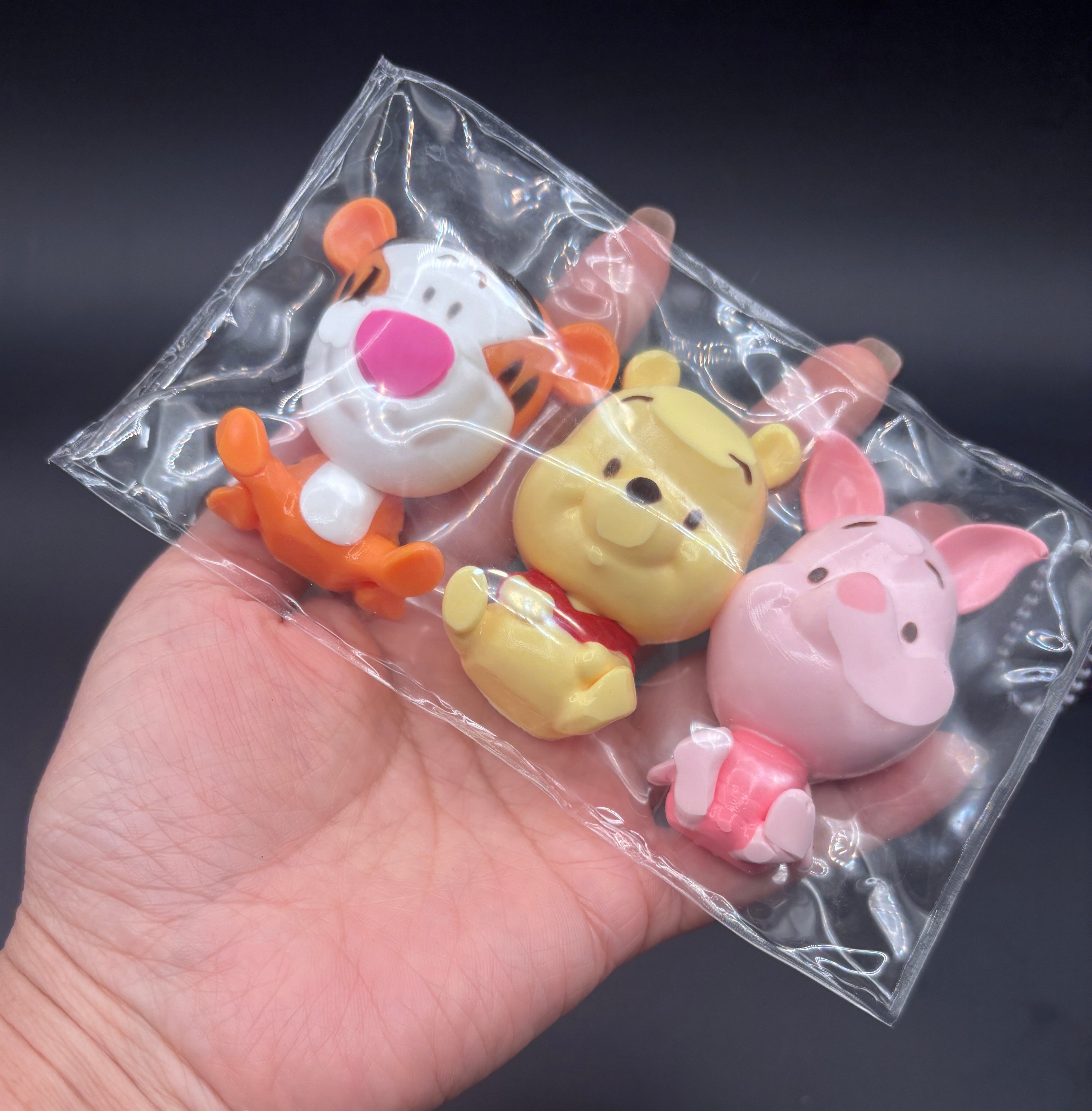 Honey bear and his friends pack of 3 soft detailed taba squishy