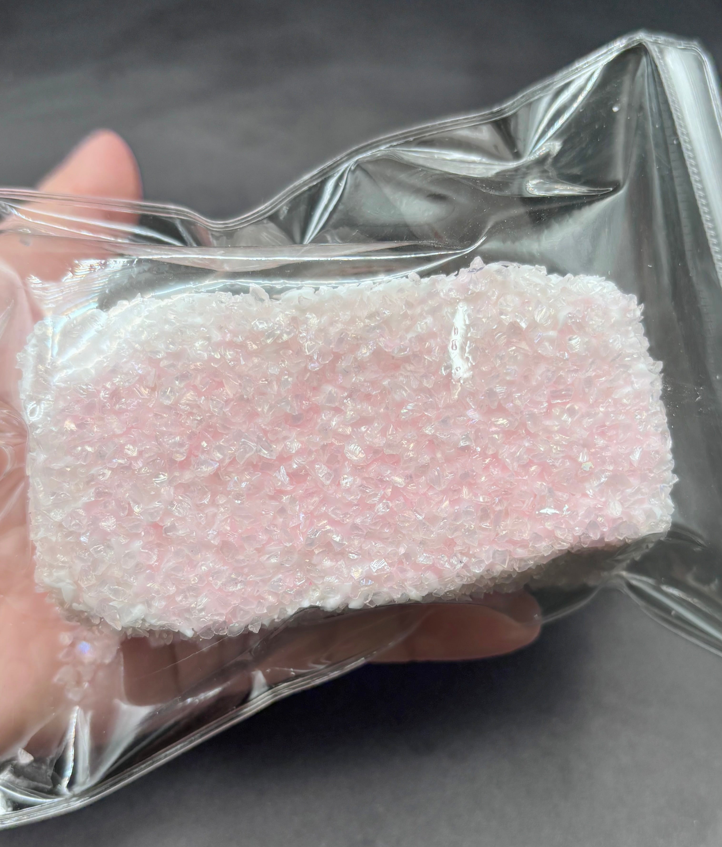 Large Crunchy Rice Ball Pink Taba Squishy