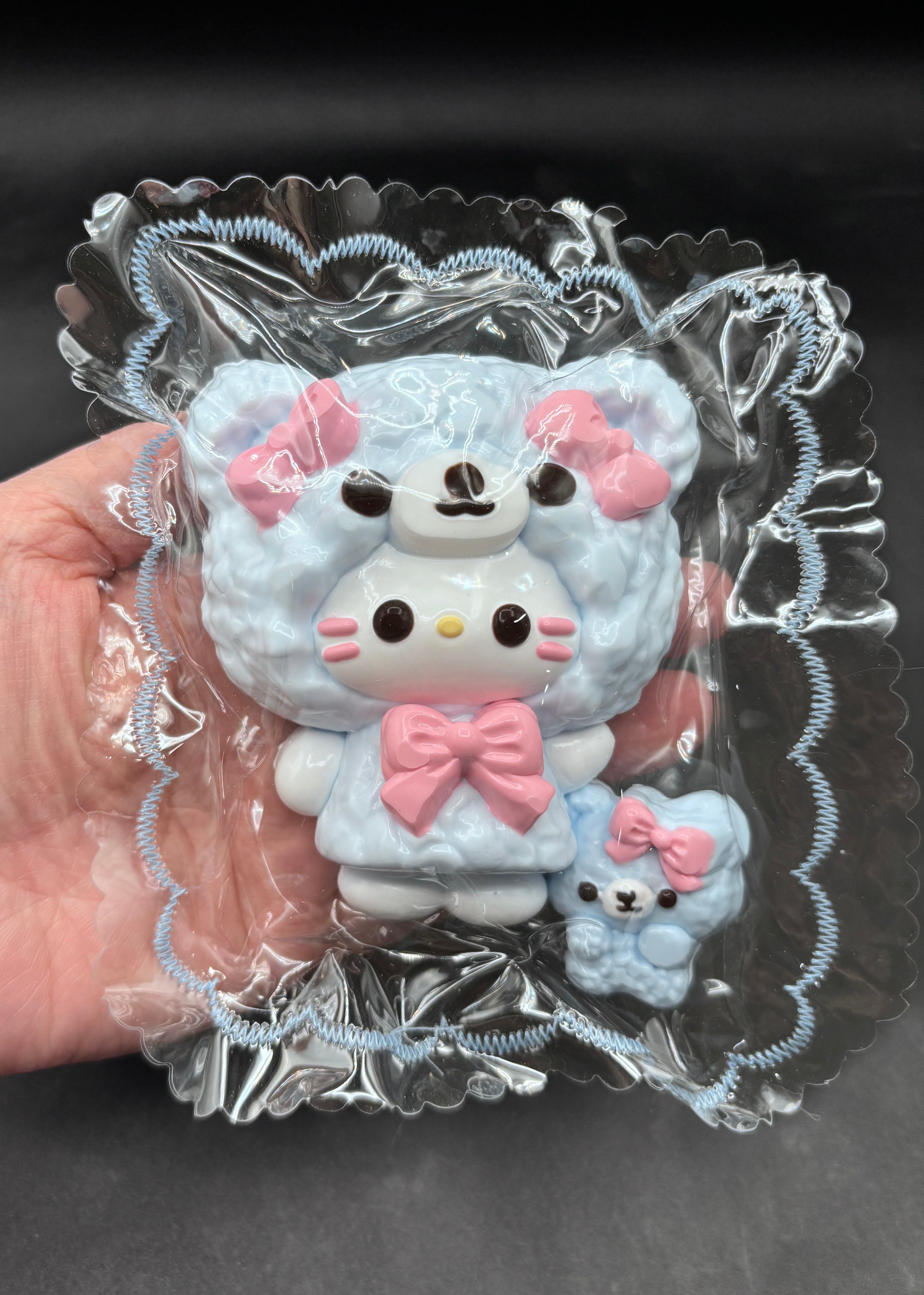 HK Pink Rilakkuma Bear Taba Squishy