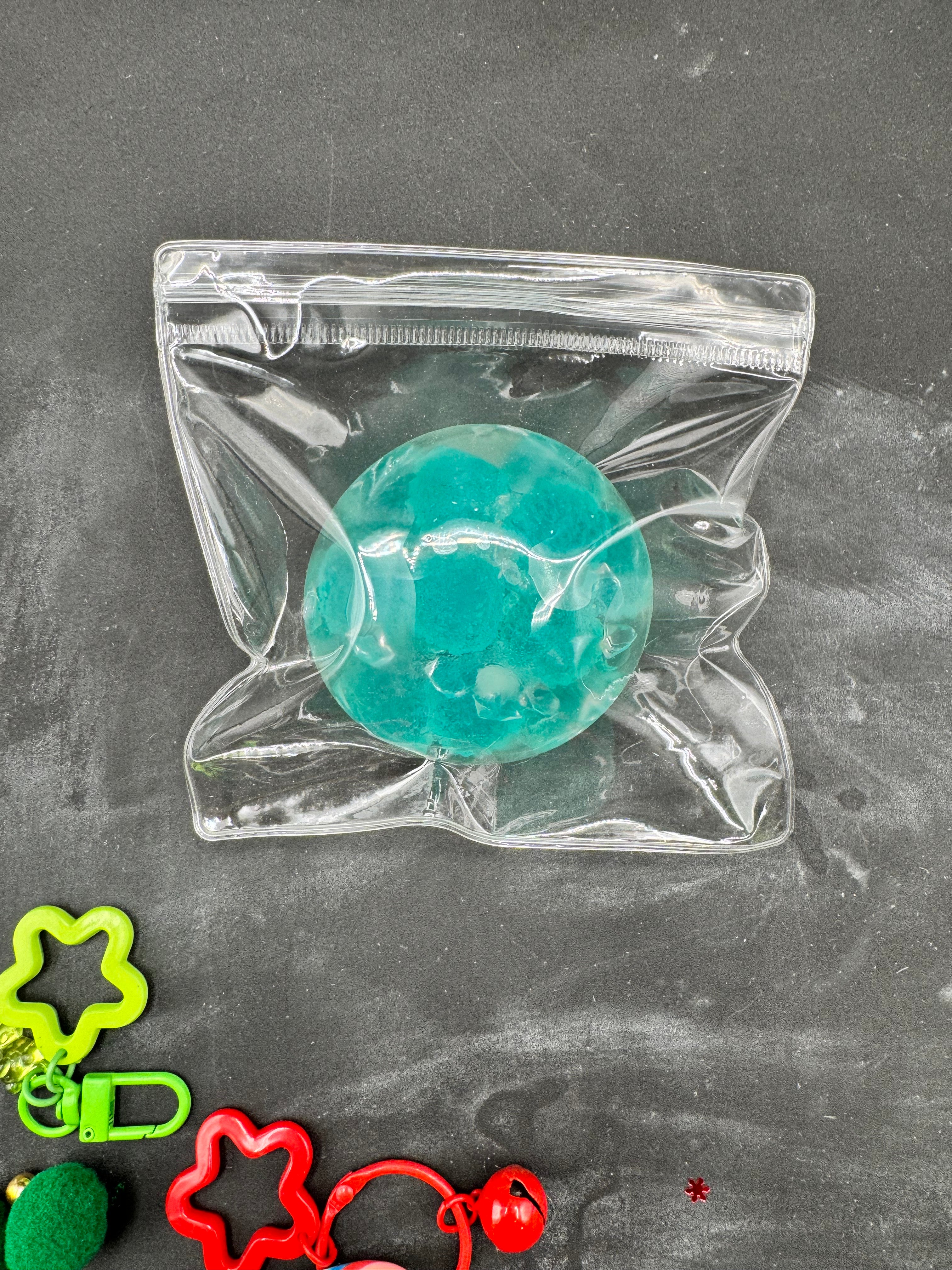 Colorful sugar cube slime ball, Stress Ball, 4 colors