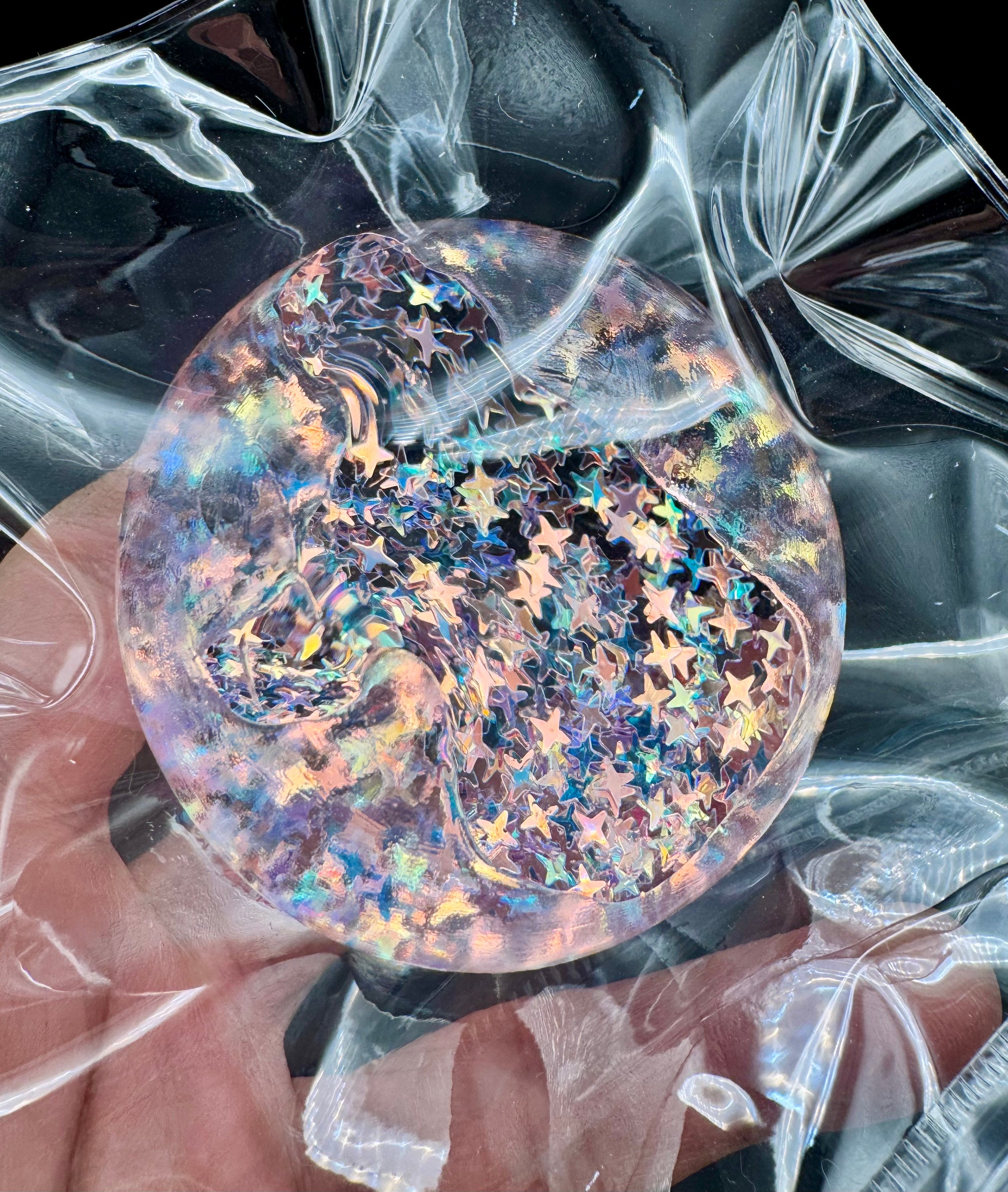 【Kaleidoscope】clear ball taba squishy toy