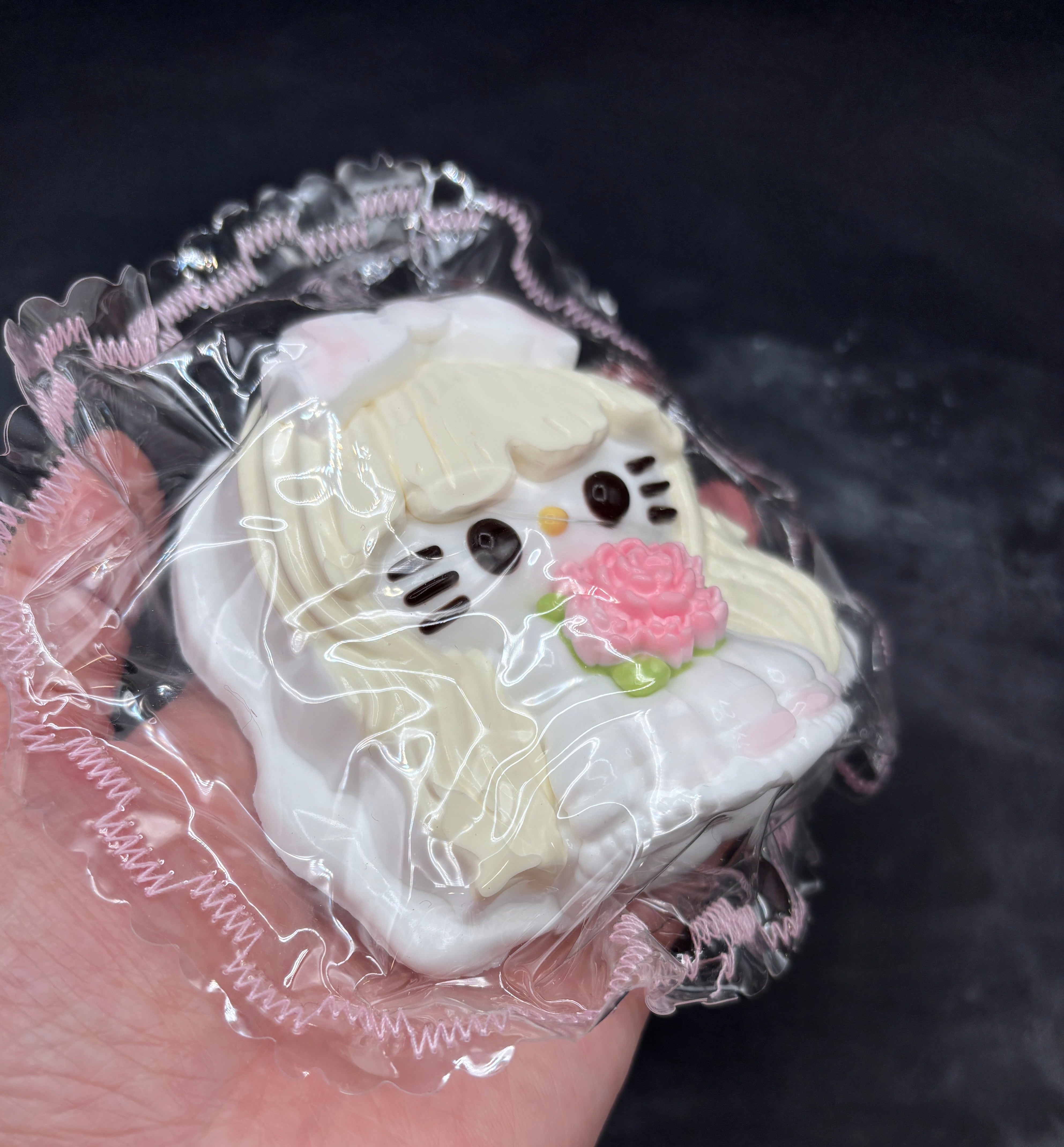 HK bridal maid with flowers (pink or purple) Taba Squishy Toy