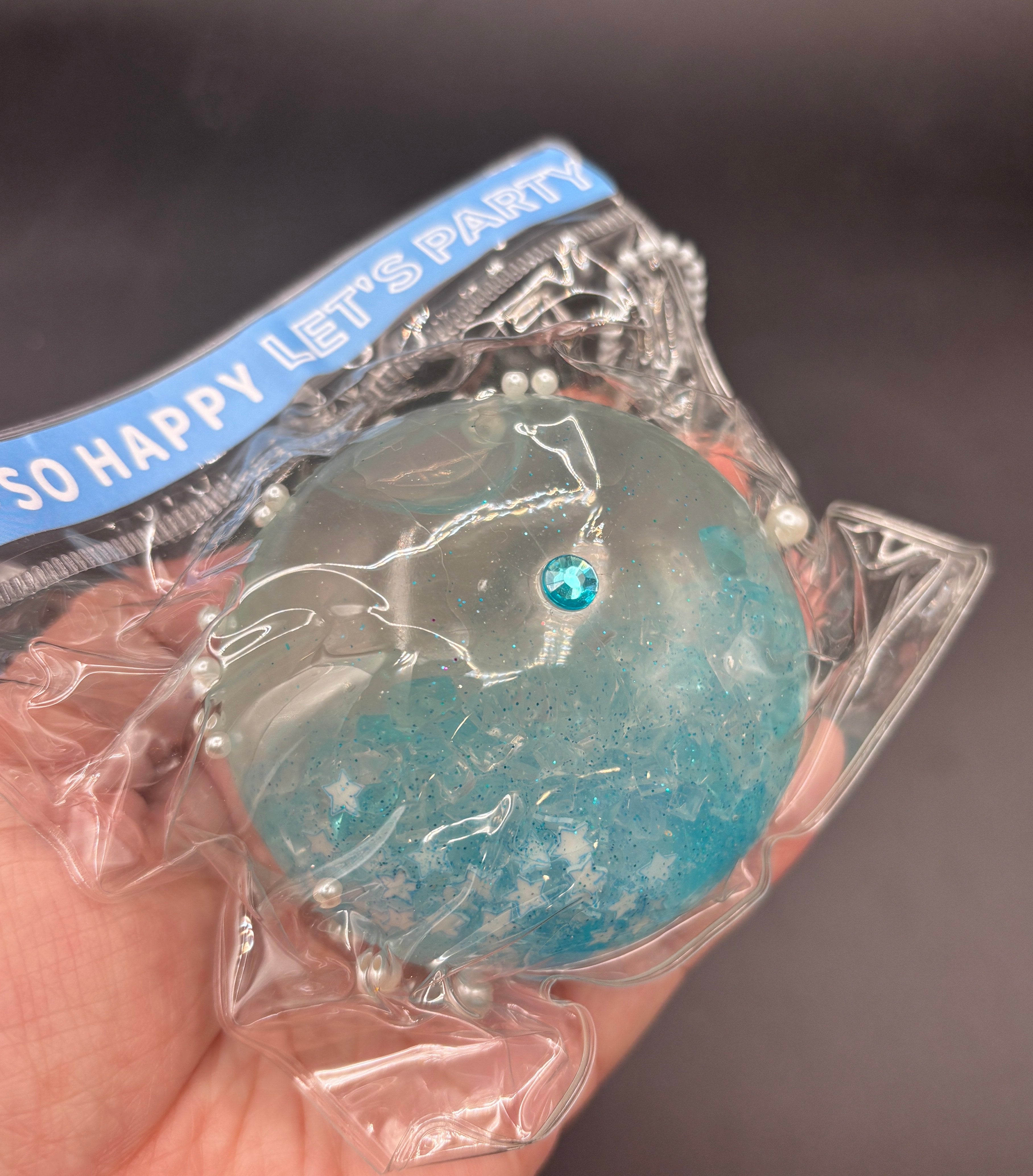 Large multi color candy slime Stress Ball