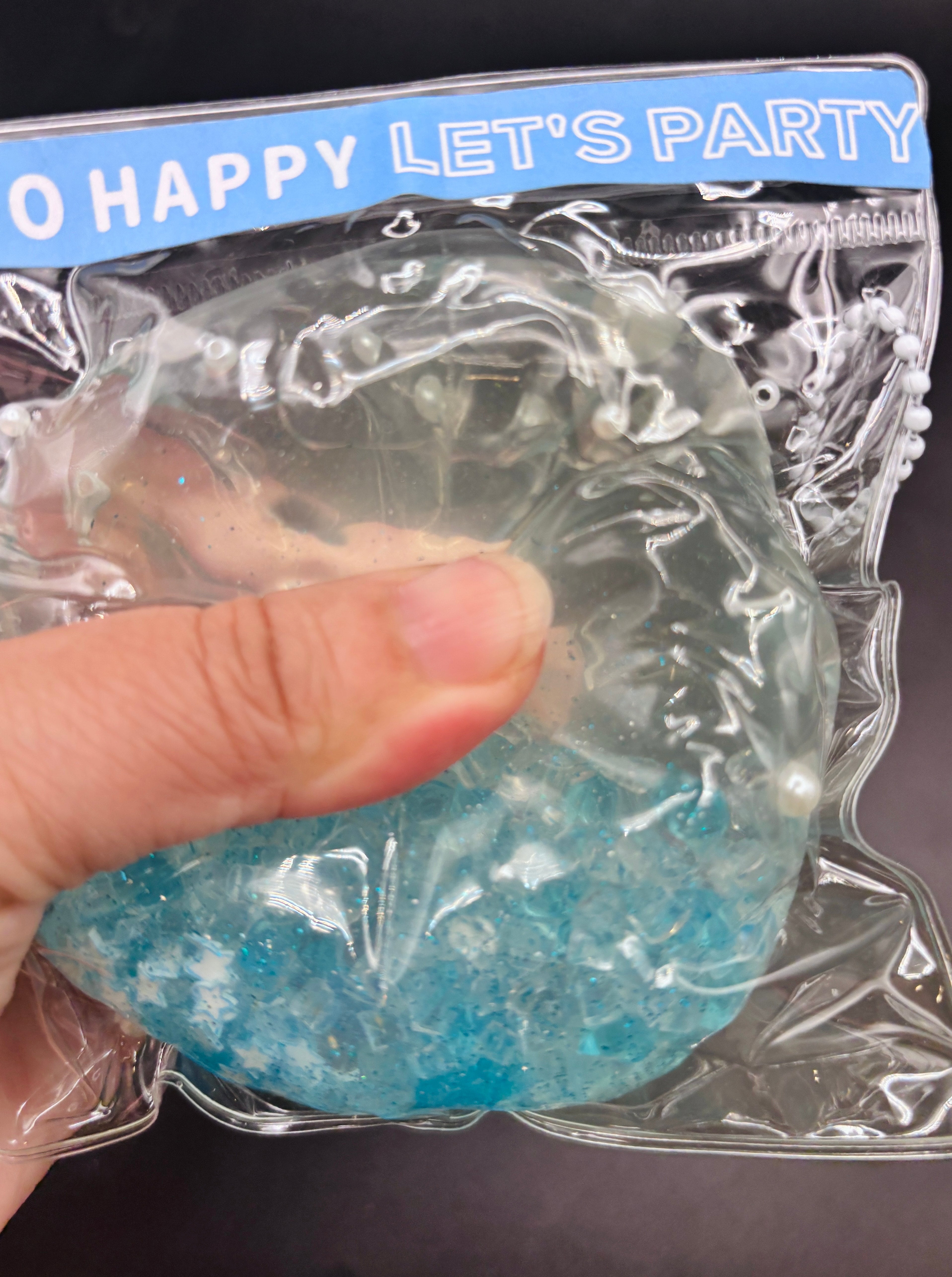 Large multi color candy slime Stress Ball