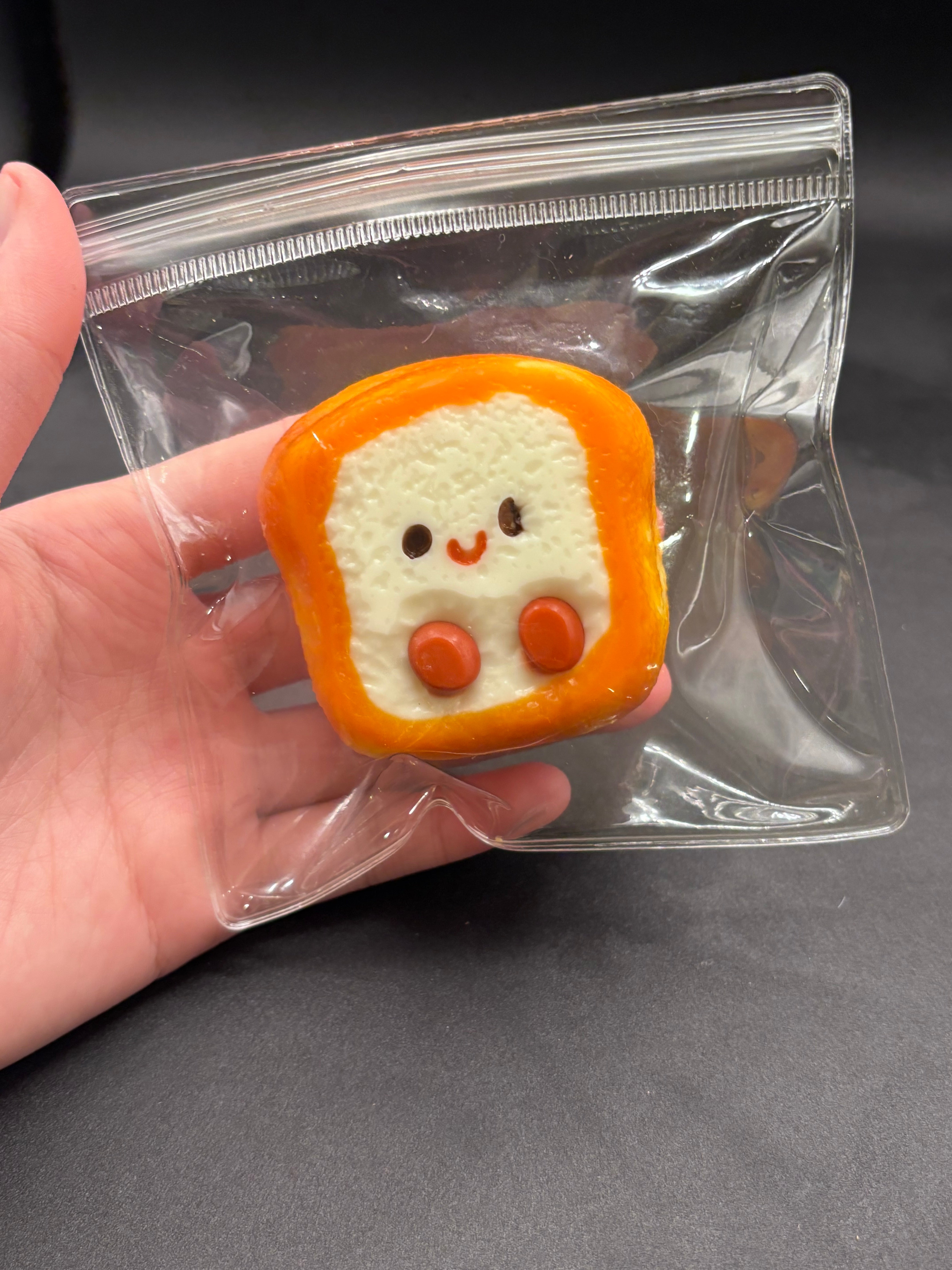 Small JC Toast Taba Squishy Toy