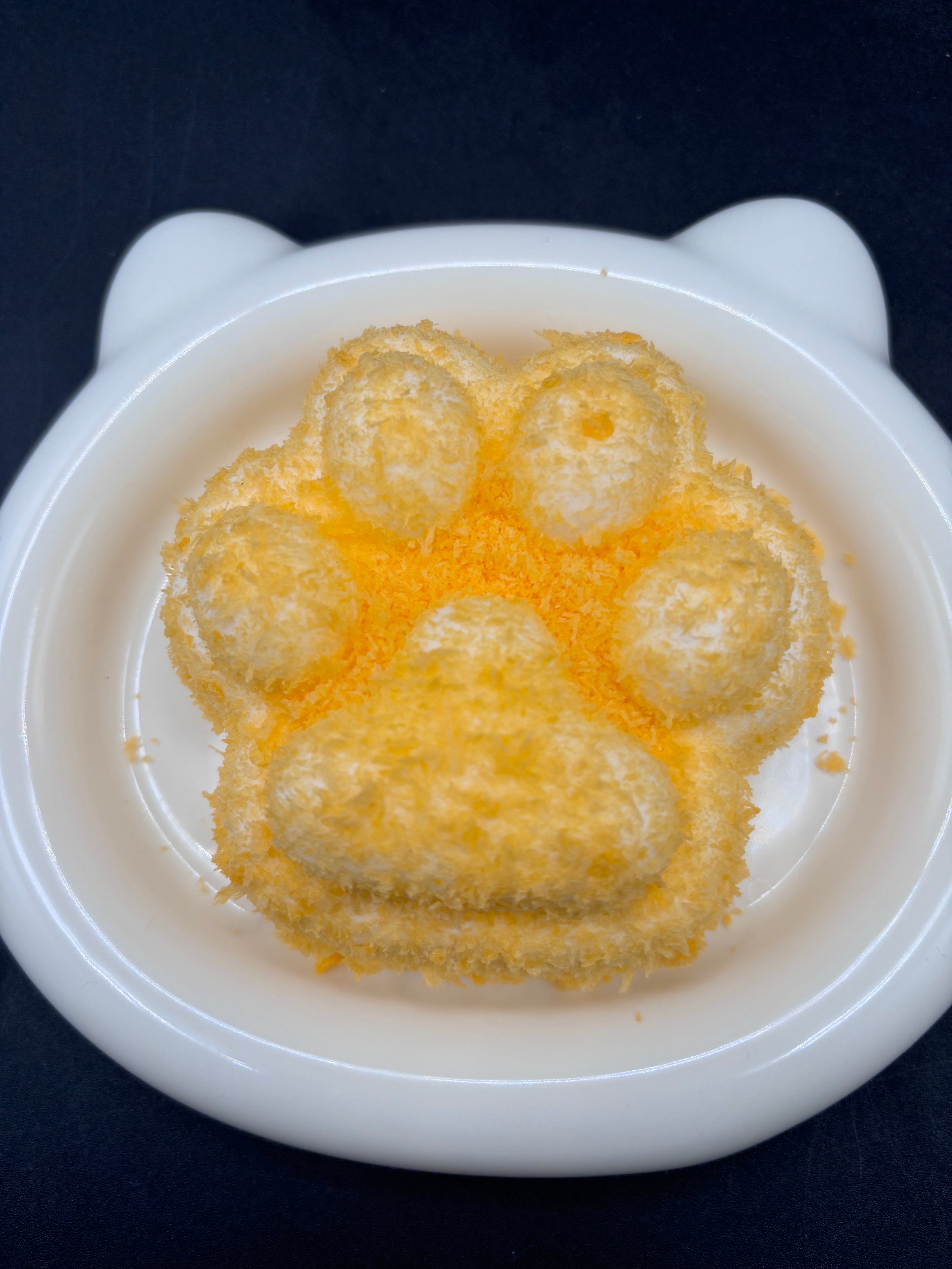Yellow Cat Paw Taba Squishy Toy