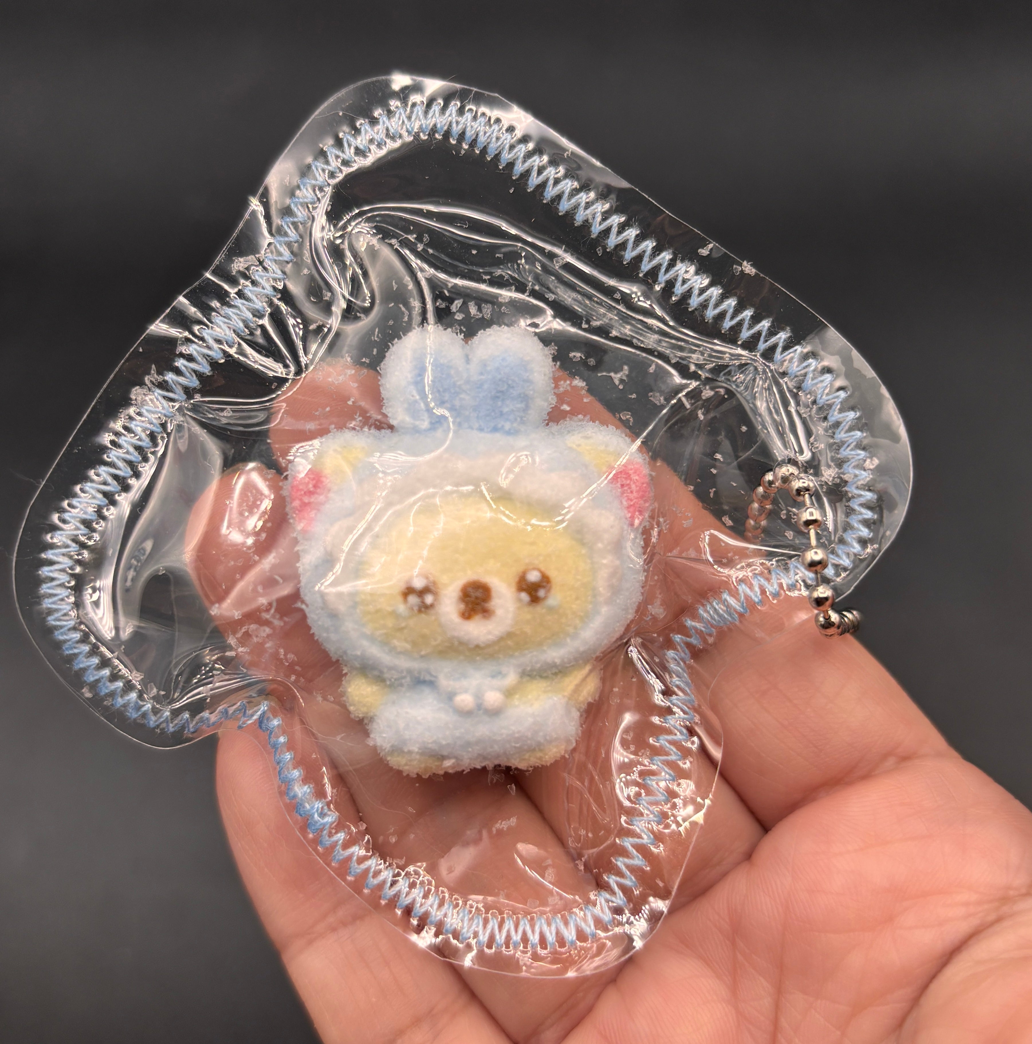 Cute baby bear a mini Taba keychain soft  taba squishy