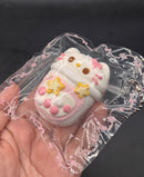 Mini kitty fridge keychain  taba squishy