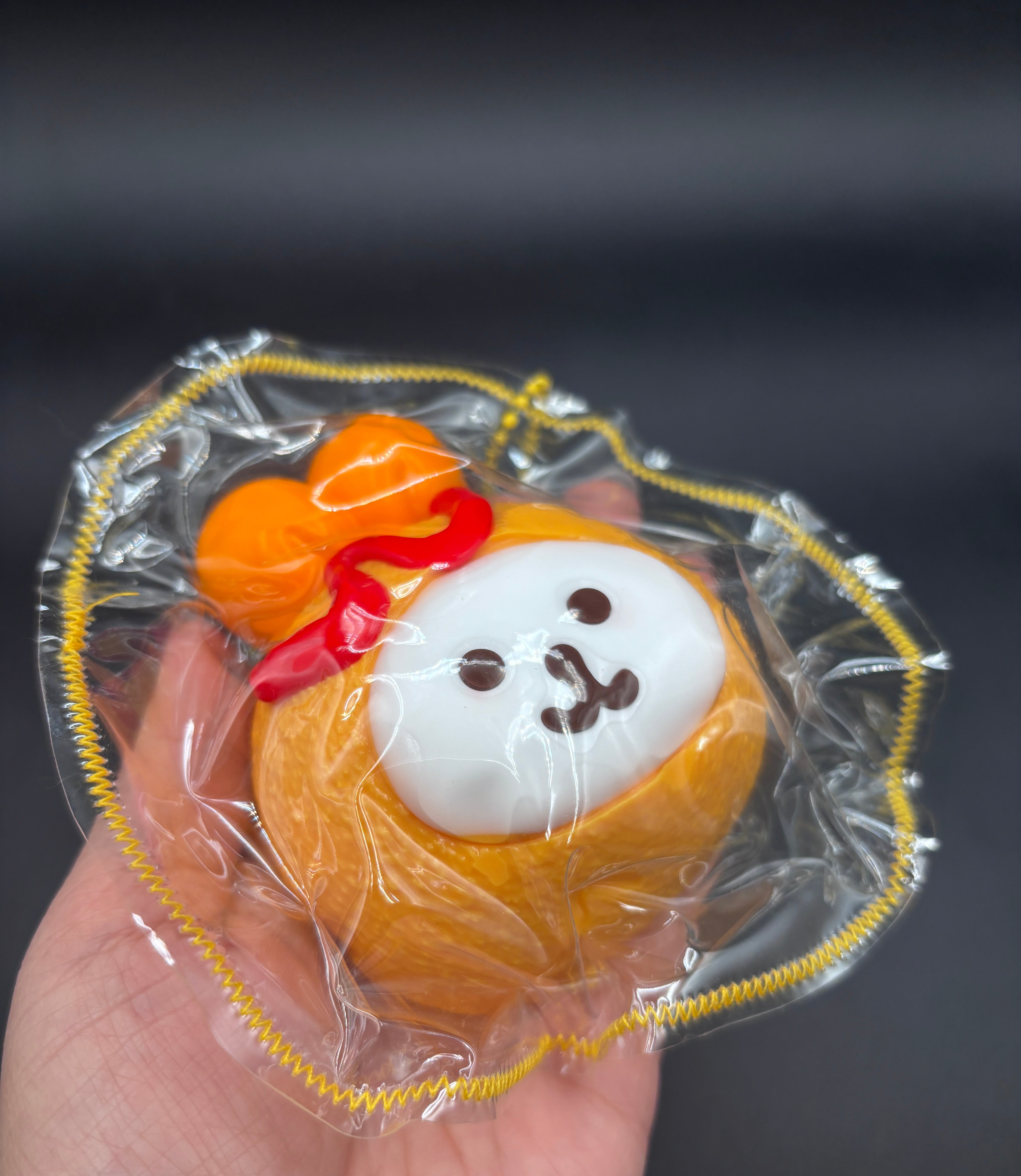 Cute soft Jokebear fried shrimp taba squishy toy
