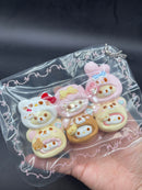 Pack of 6 super cute small Sanrio x Rilakkuma  taba squishy