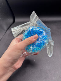 Crunchy fish bead ball blue ombre Stress Ball