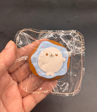 Mini taba keychain- seal donut  taba squishy