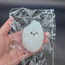 Small half clear single piece of rice pellet (slightly moldable)  taba squishy