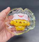 Mini keychain cute pudding dog soft taba squishy