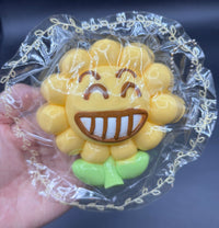 large Grinning Sunflower taba squishy