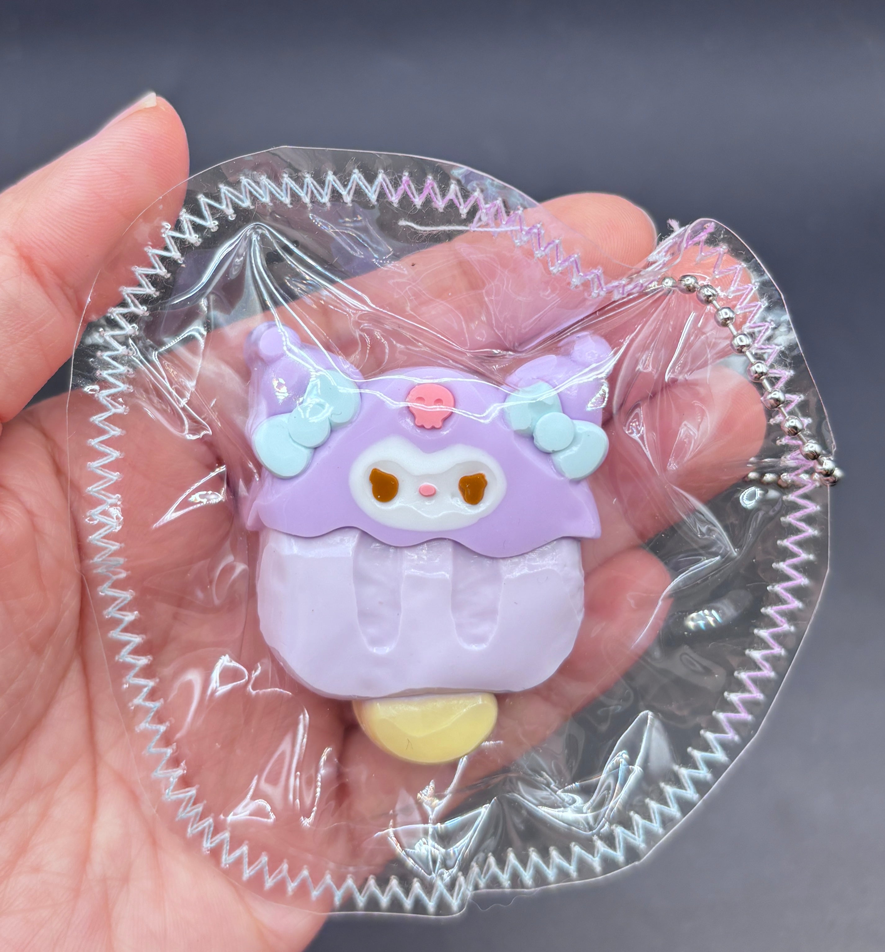 Mini keychain Kuromi popsicle taba soft   taba squishy