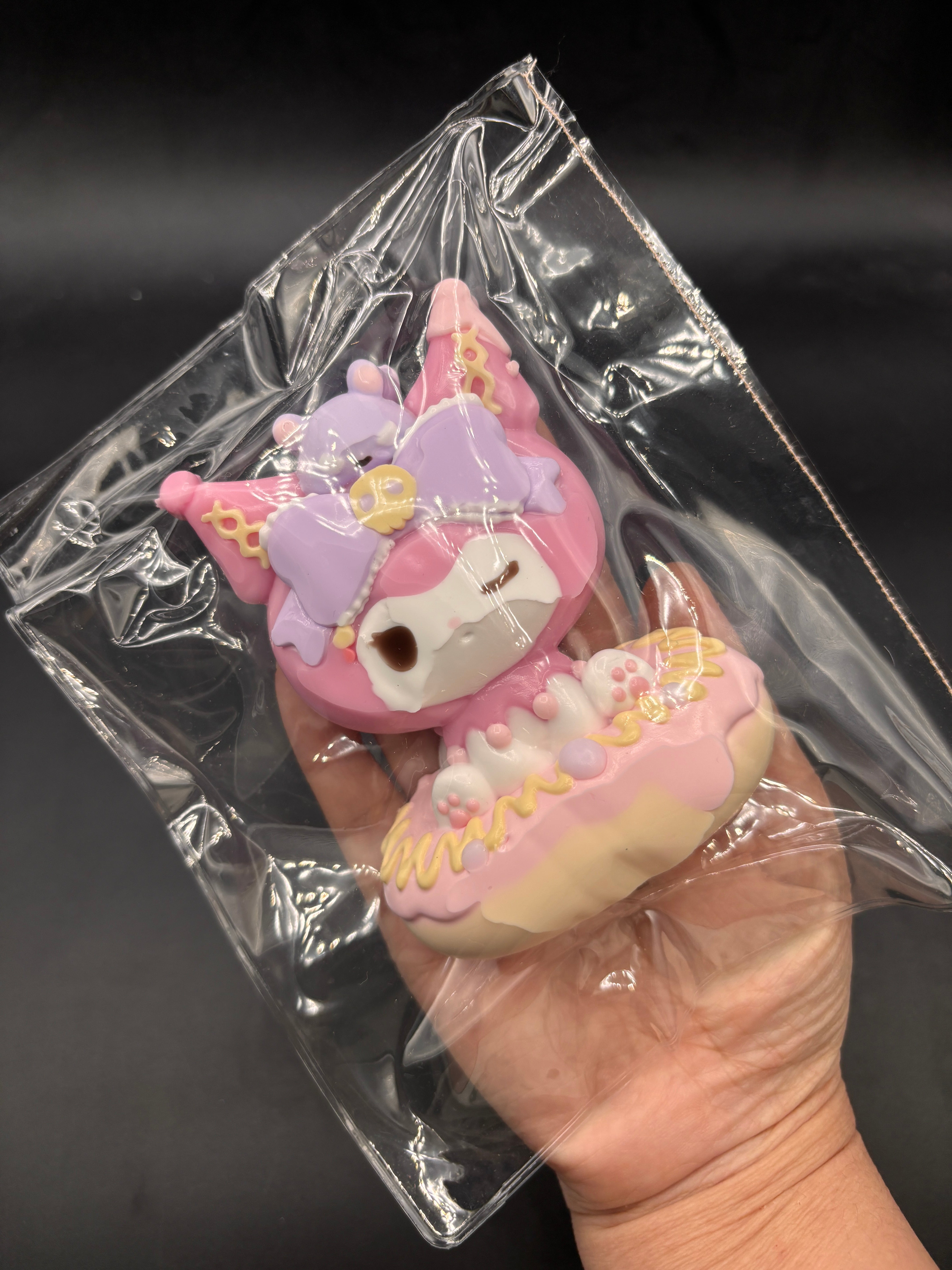 Kuromi donut cute detailed  taba squishy soft
