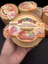 Mystery glitter dumpling stressball