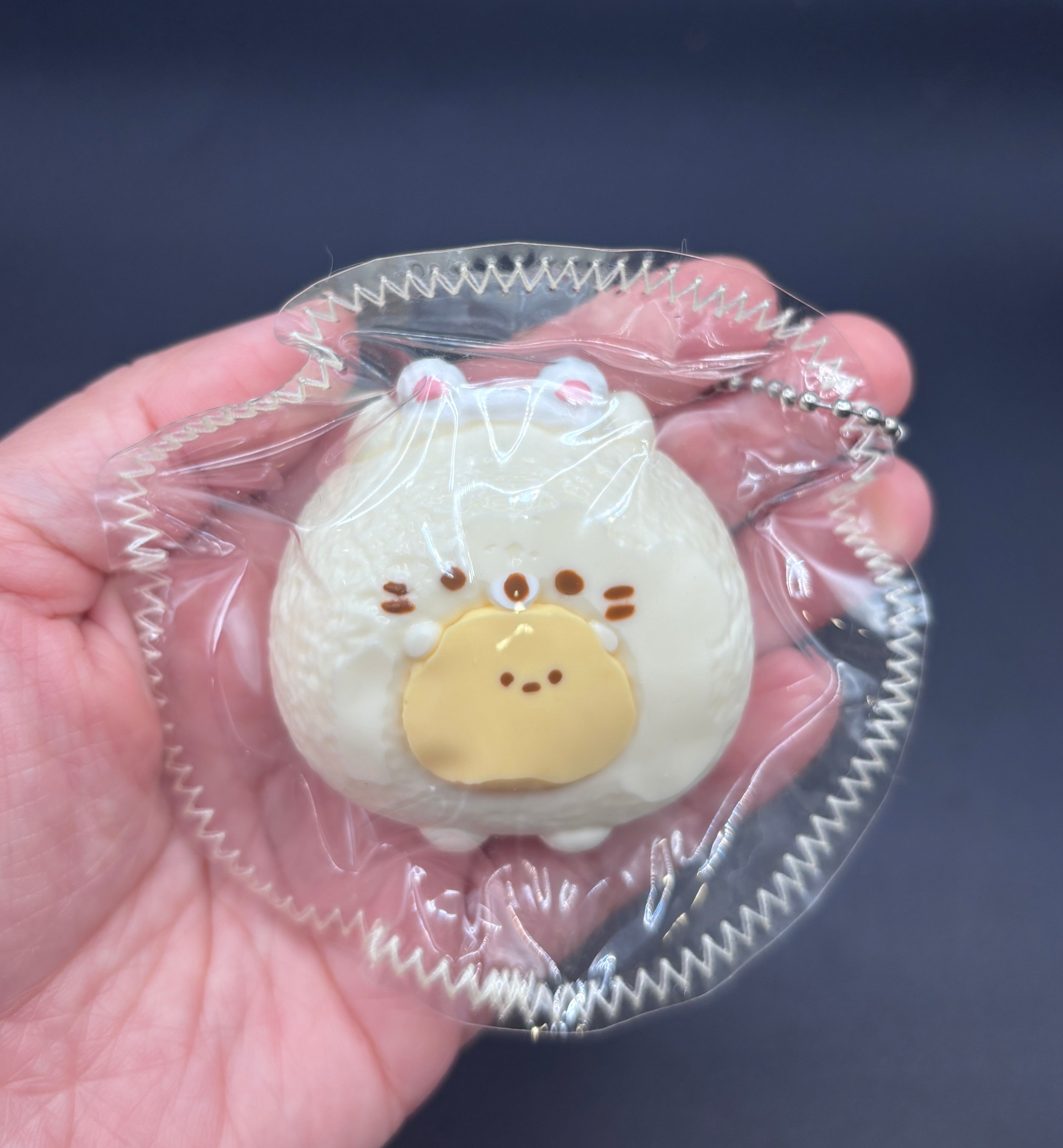 Cute mini keychain cat  soft taba squishy
