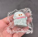 Cute hangyodon mini keychain  soft taba squishy