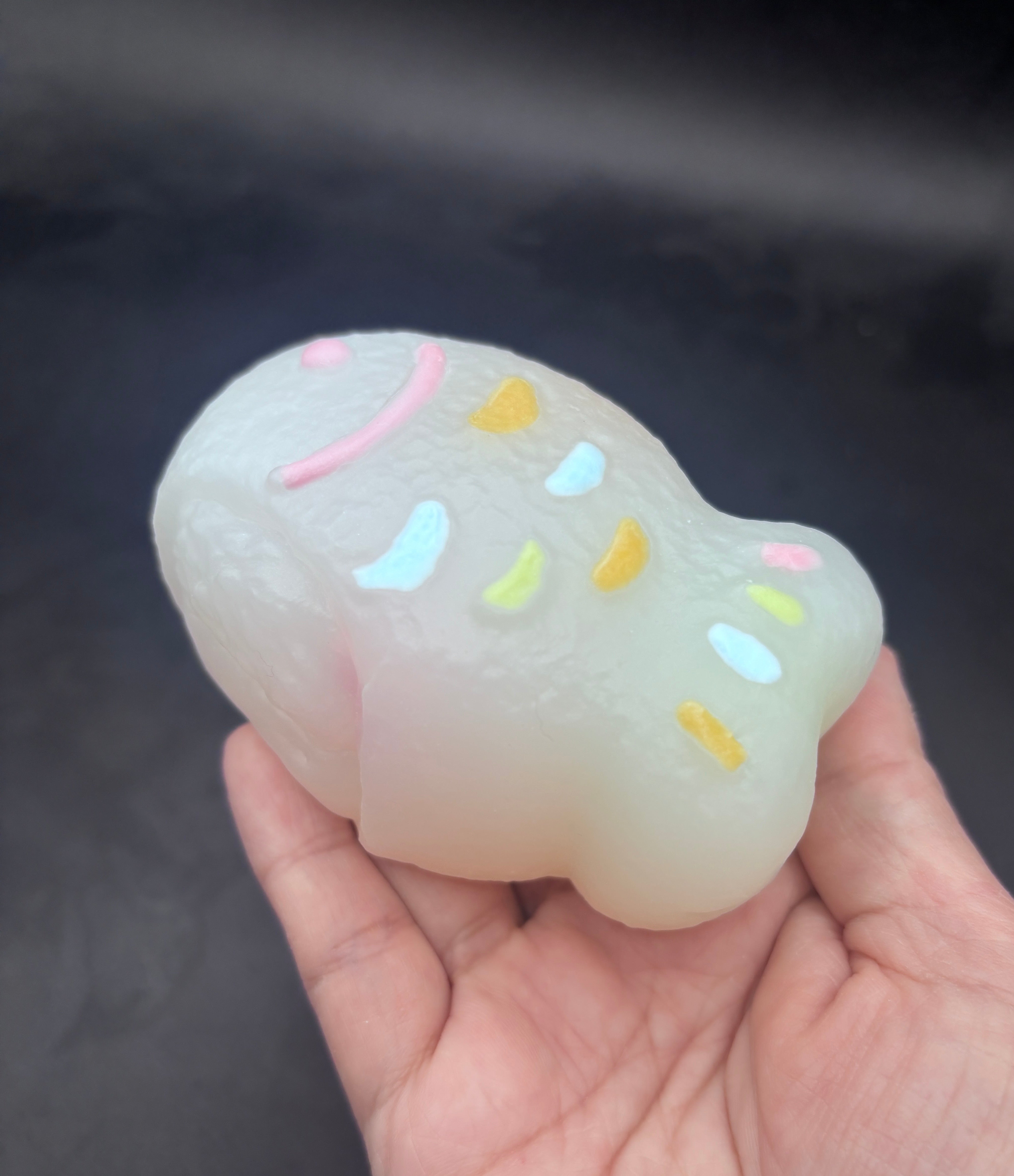 Matte frozen butter pastel taiyaki  taba squishy