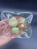 New cute Rilakkuma in a clear taba squishy ball