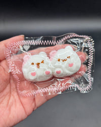 Pack of 2 melody and piano keychain soft taba squishy (random color choice)