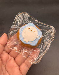 Mini taba keychain- seal donut  taba squishy