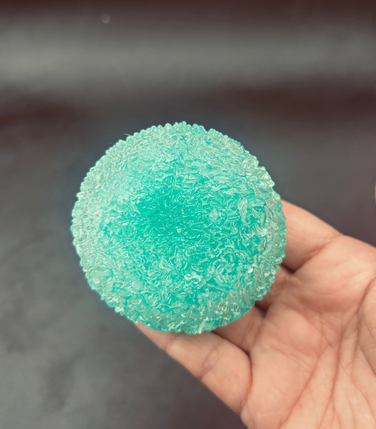 ICE CRACKLE texured crunchy slime stressball