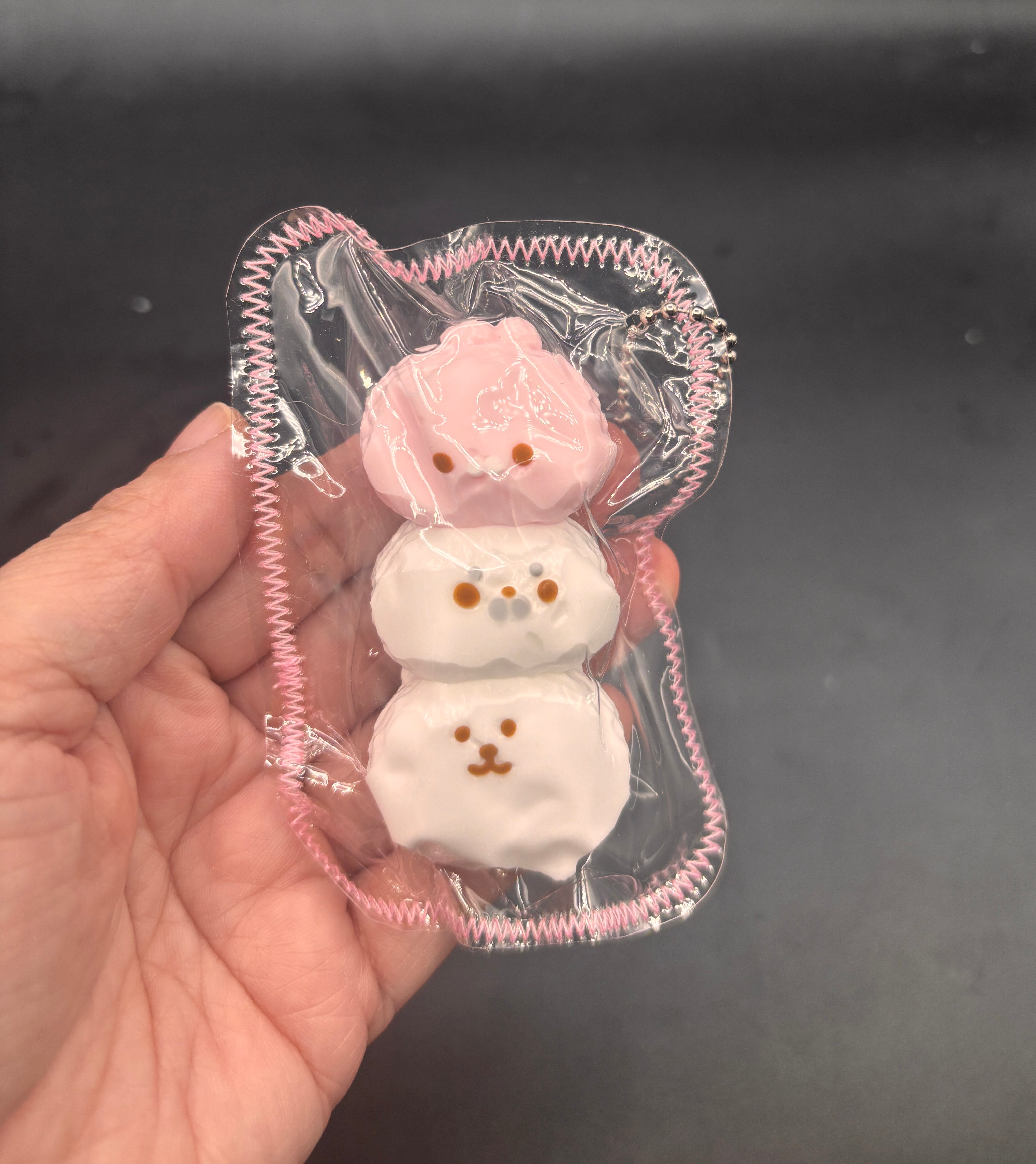 Mini keychain taba seal joke bear and bunny cute taba squishy