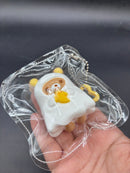 Rilakkuma ghost  taba squishy keychain