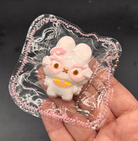 Mini keychain Miffy taba with glasses (choose)