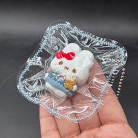 Mini keychain bunny taba squishy