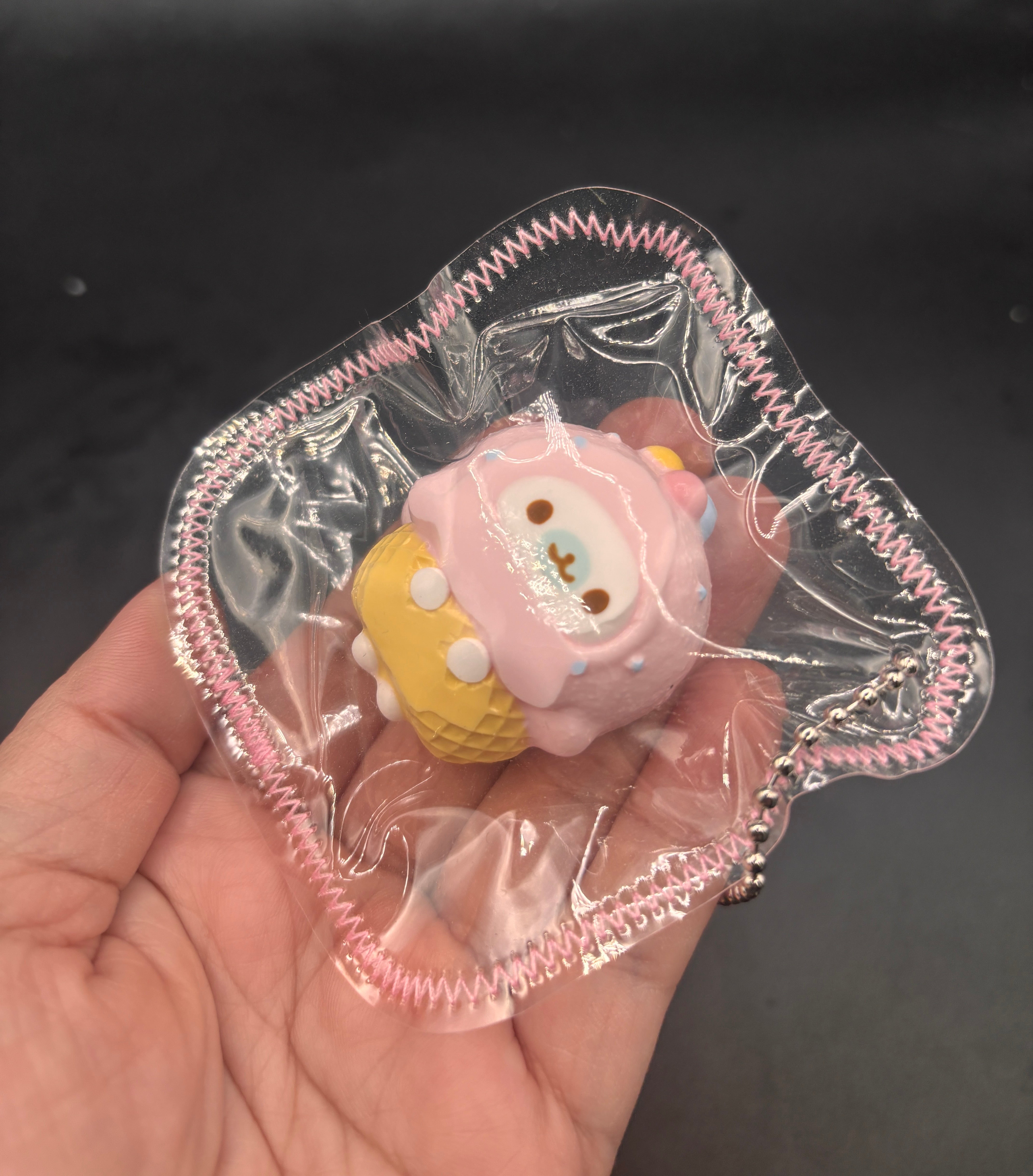Mini keychain taba seal icecream kawaii taba squishy
