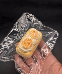 Cute small keychain food series- sponge cake biscuits
