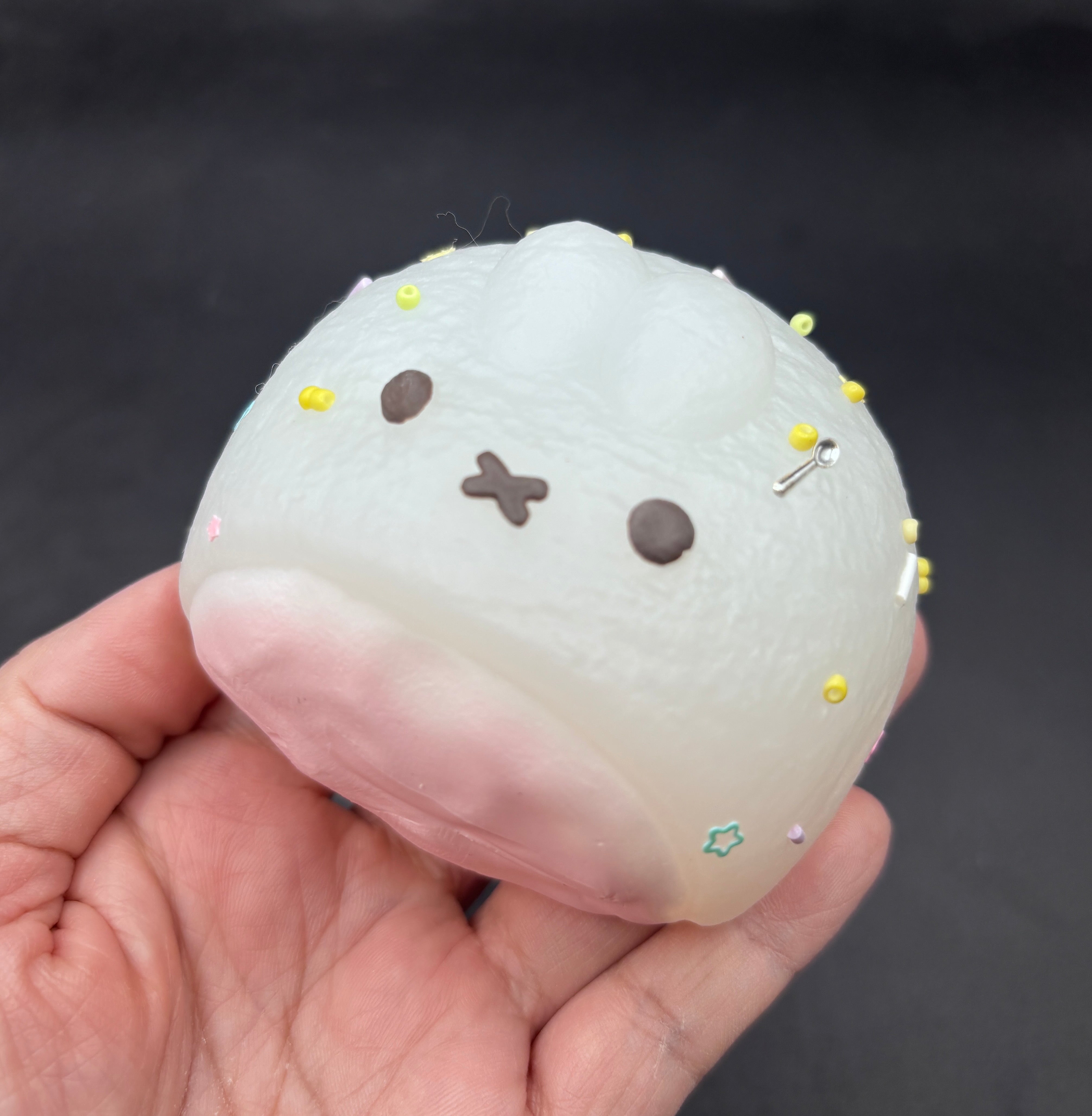 Matte Frozen butter bunny bun taba squishy