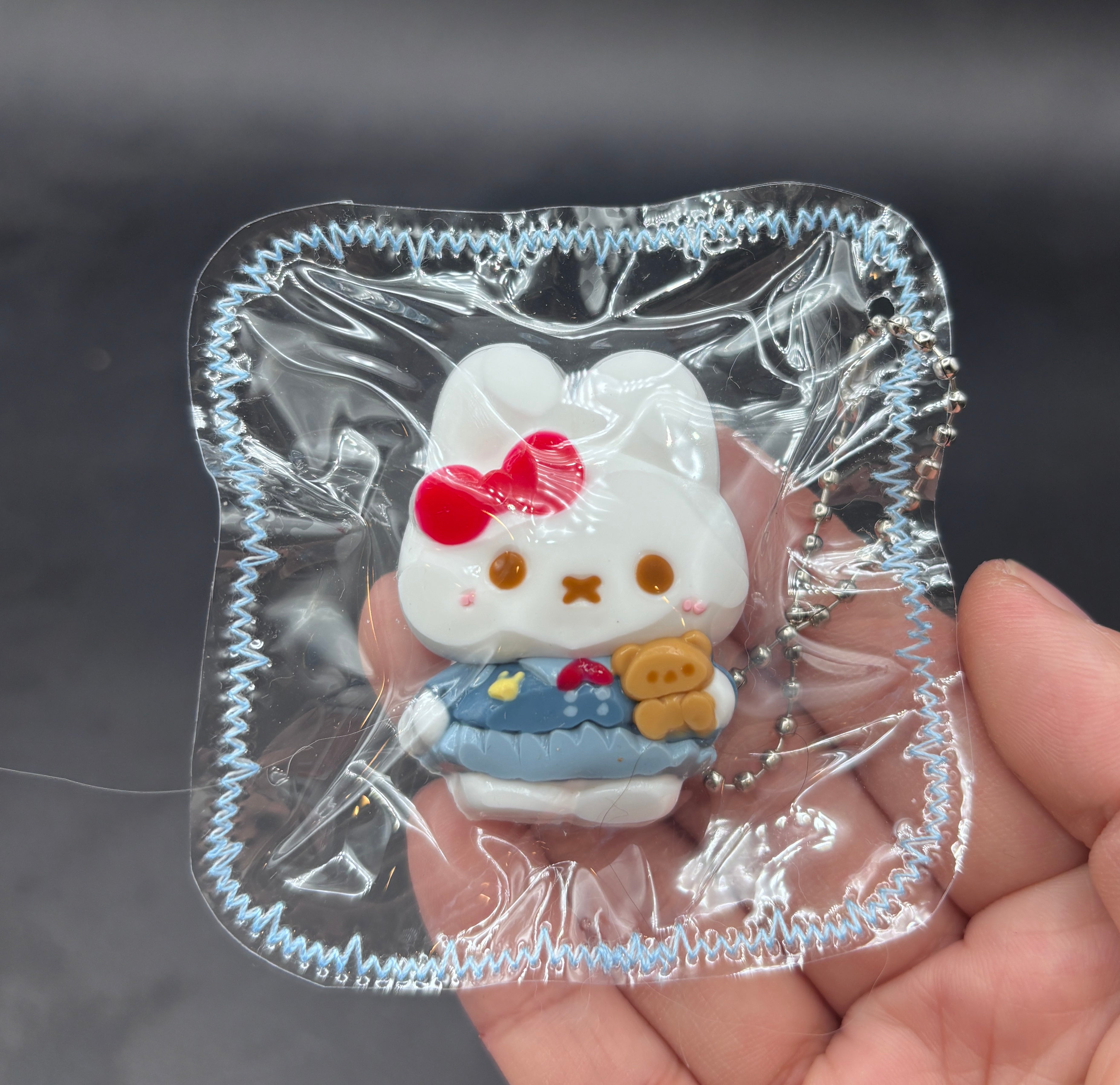 Mini keychain bunny taba squishy