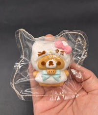 Small rilaxkitty soft taba cute (flocked or unflocked) taba squishy